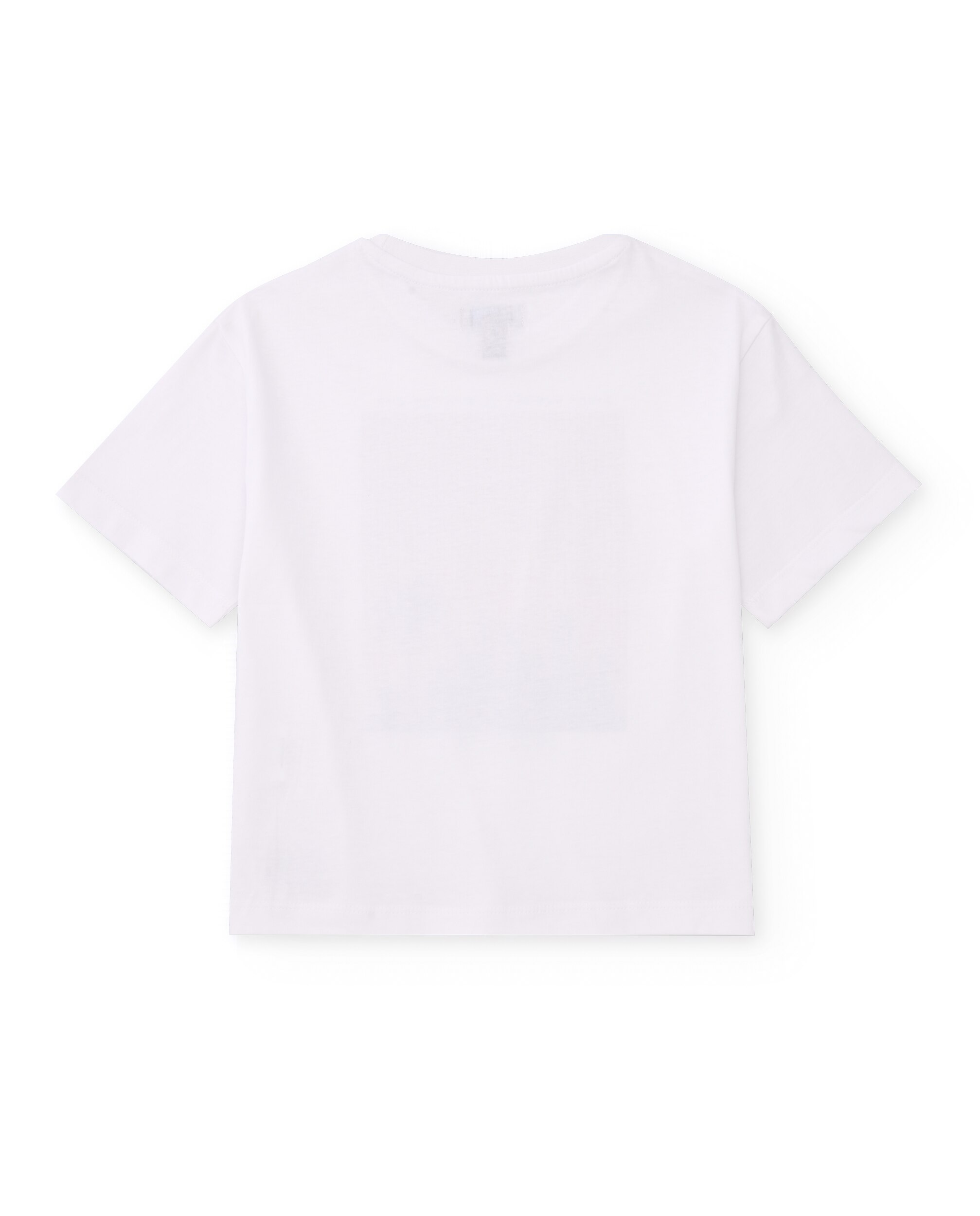 T-shirt Infantil de Malha e Estampado com Contraste Tuc tuc Branco-3
