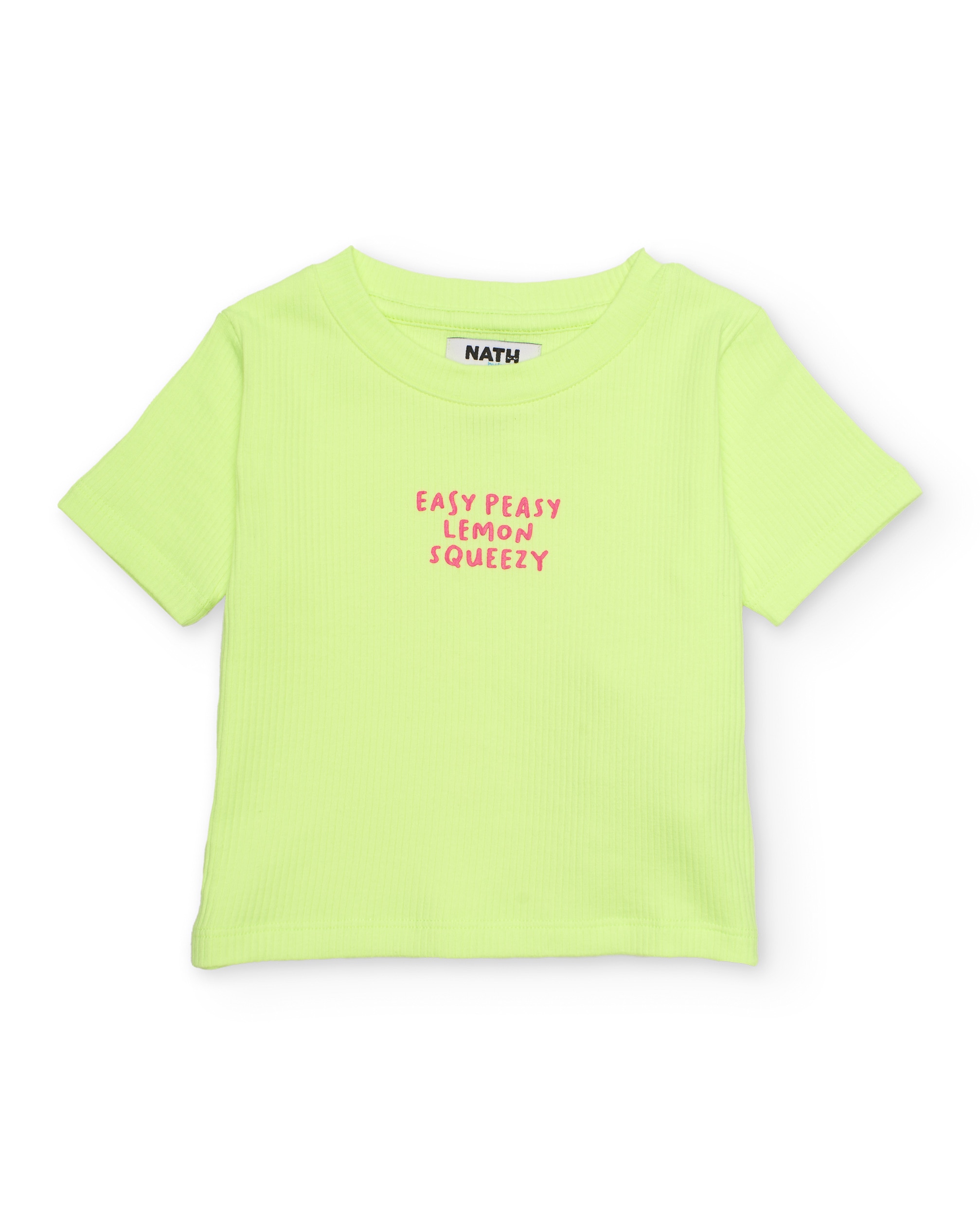 Imagem 0 de T-shirt Infantil de Malha com Tecido Canelado