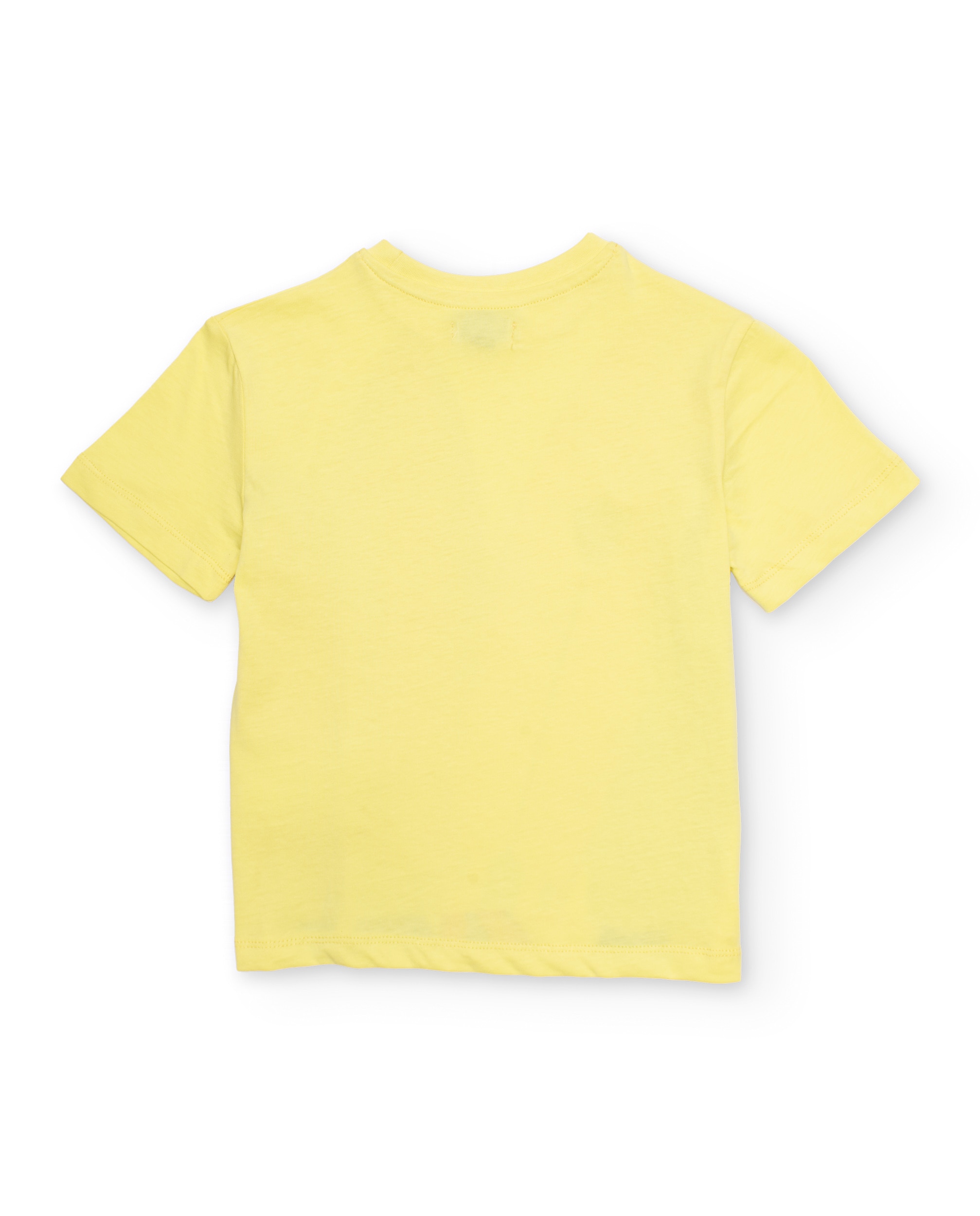 T-shirt Infantil de Malha com Pranchas de Surf Tuc tuc Amarelo-3