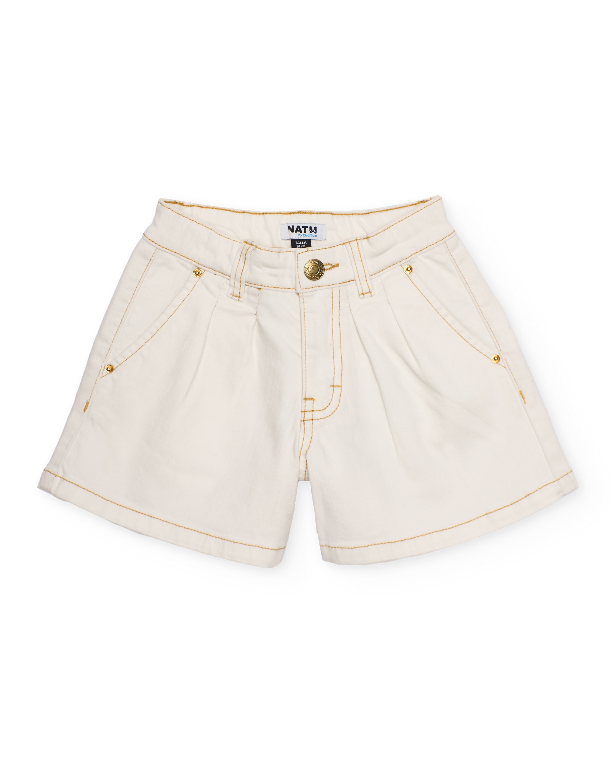 Imagem 0 de Short Infantil de Plana com Tecido Denim