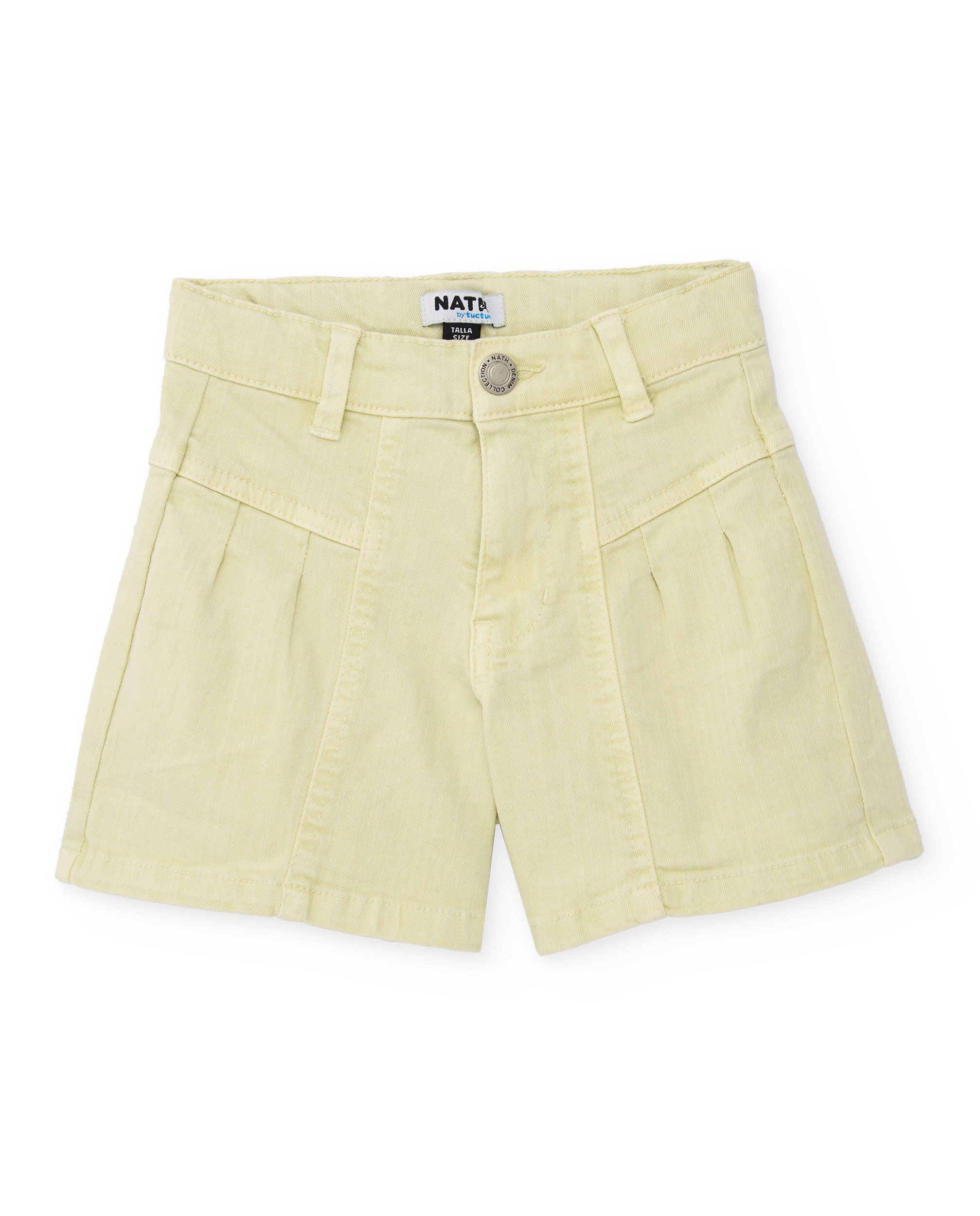 Imagem 0 de Short Infantil de Plana com Pregas Frontais