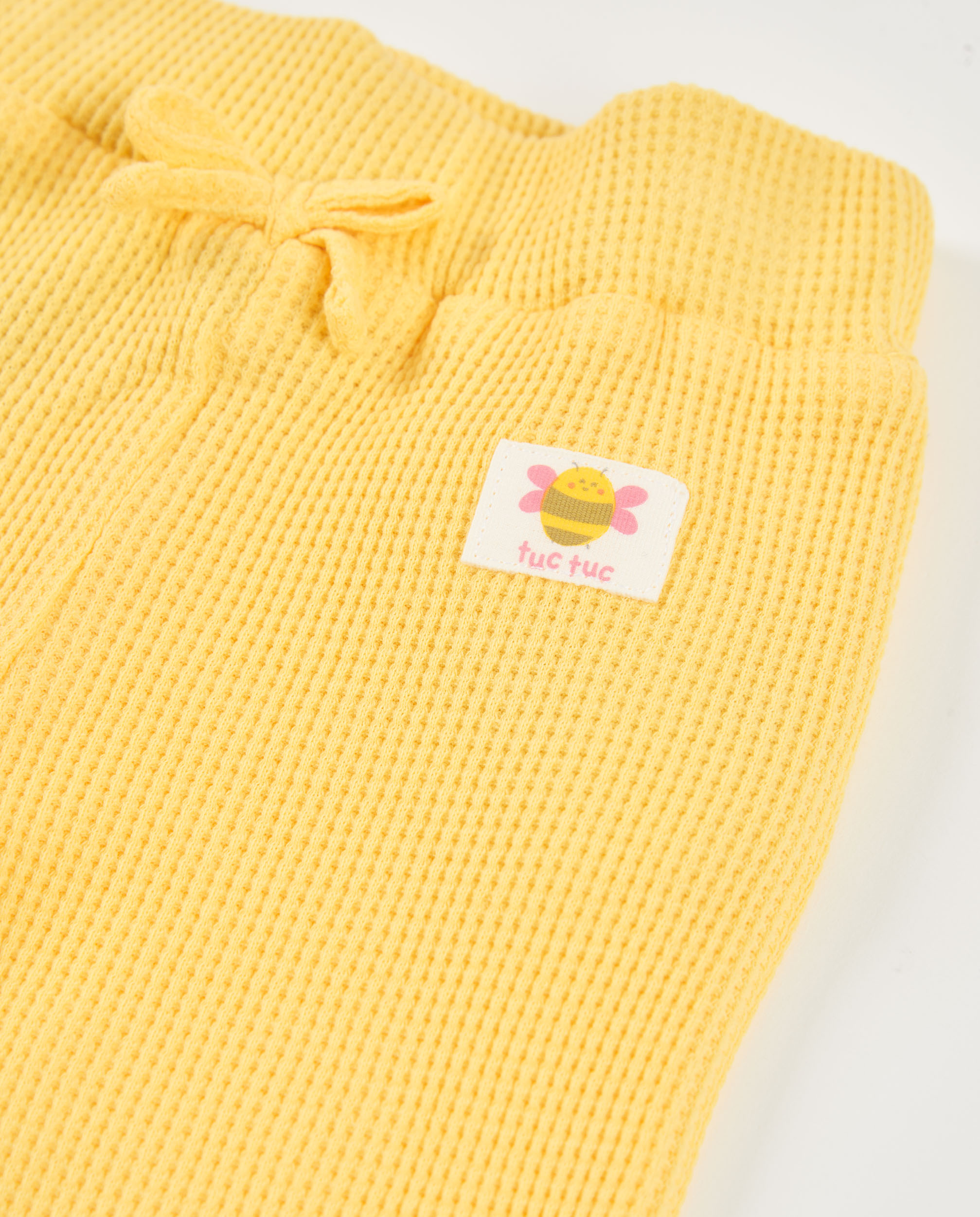 Conjunto para Bebé de Malha de Três Peças Tuc tuc Amarelo-10