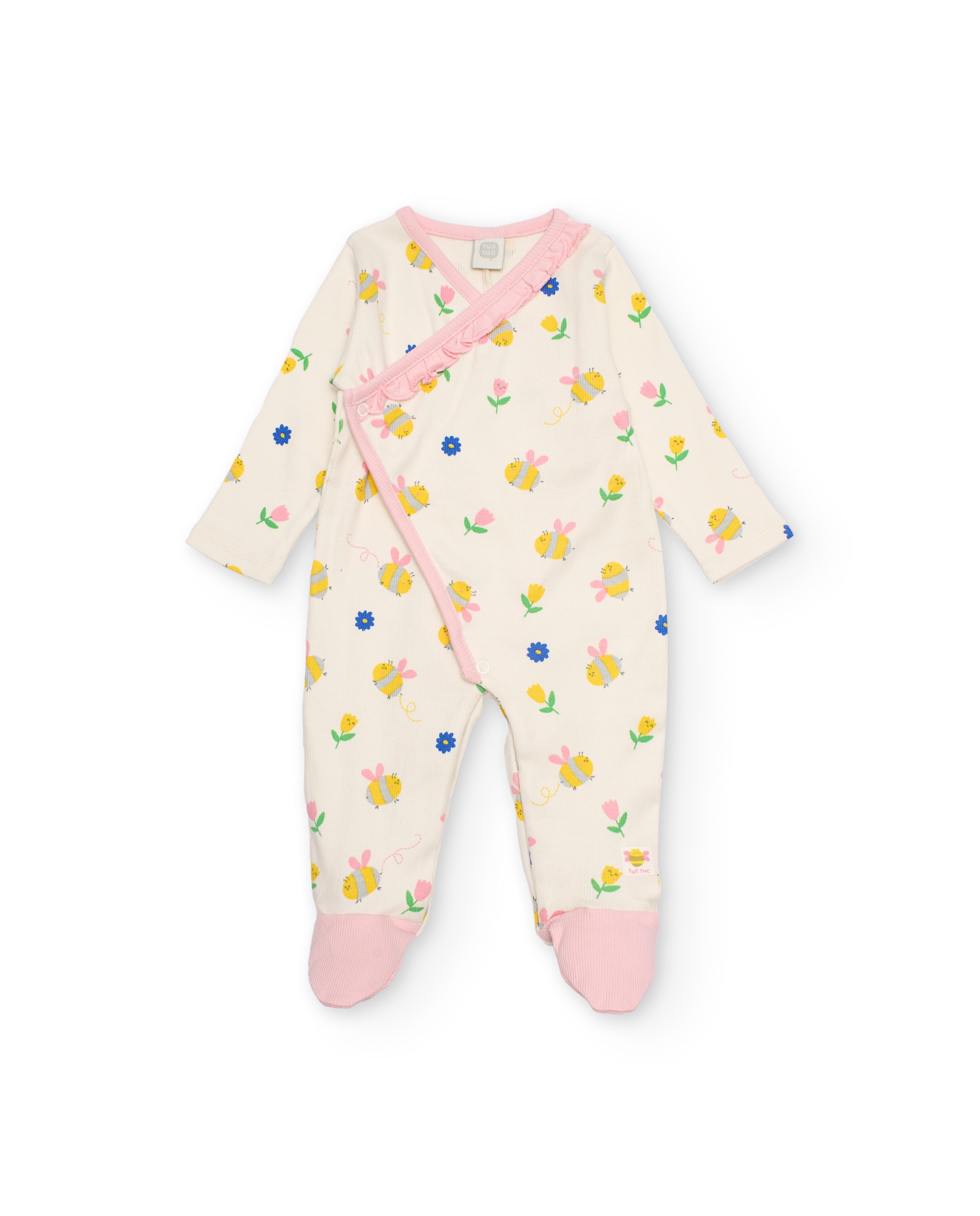 Imagem 0 de Babygrow para Bebé de Malha e Estampado Floral