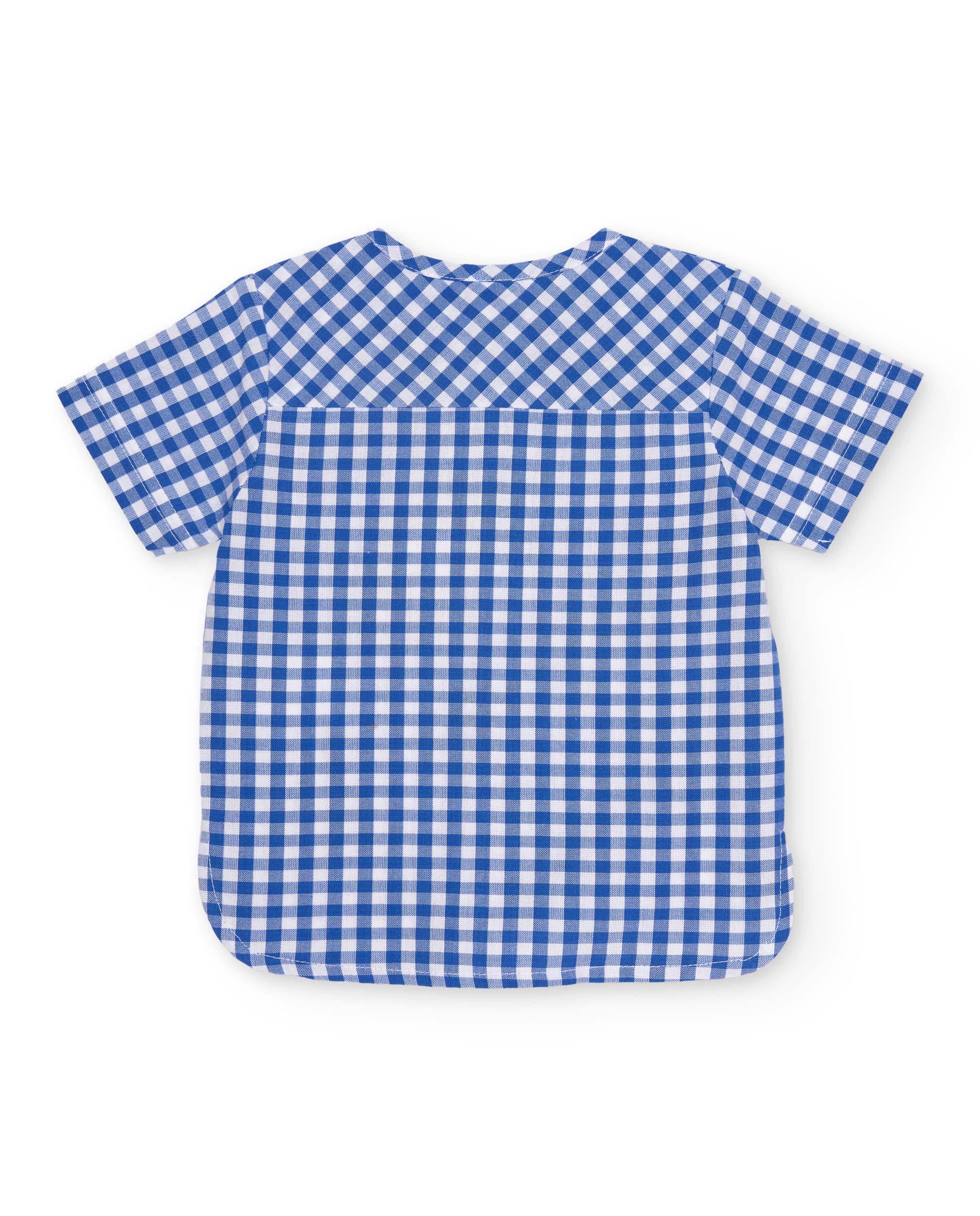 Conjunto para Bebé de Plana e Estampado Vichy Tuc tuc Azul-3