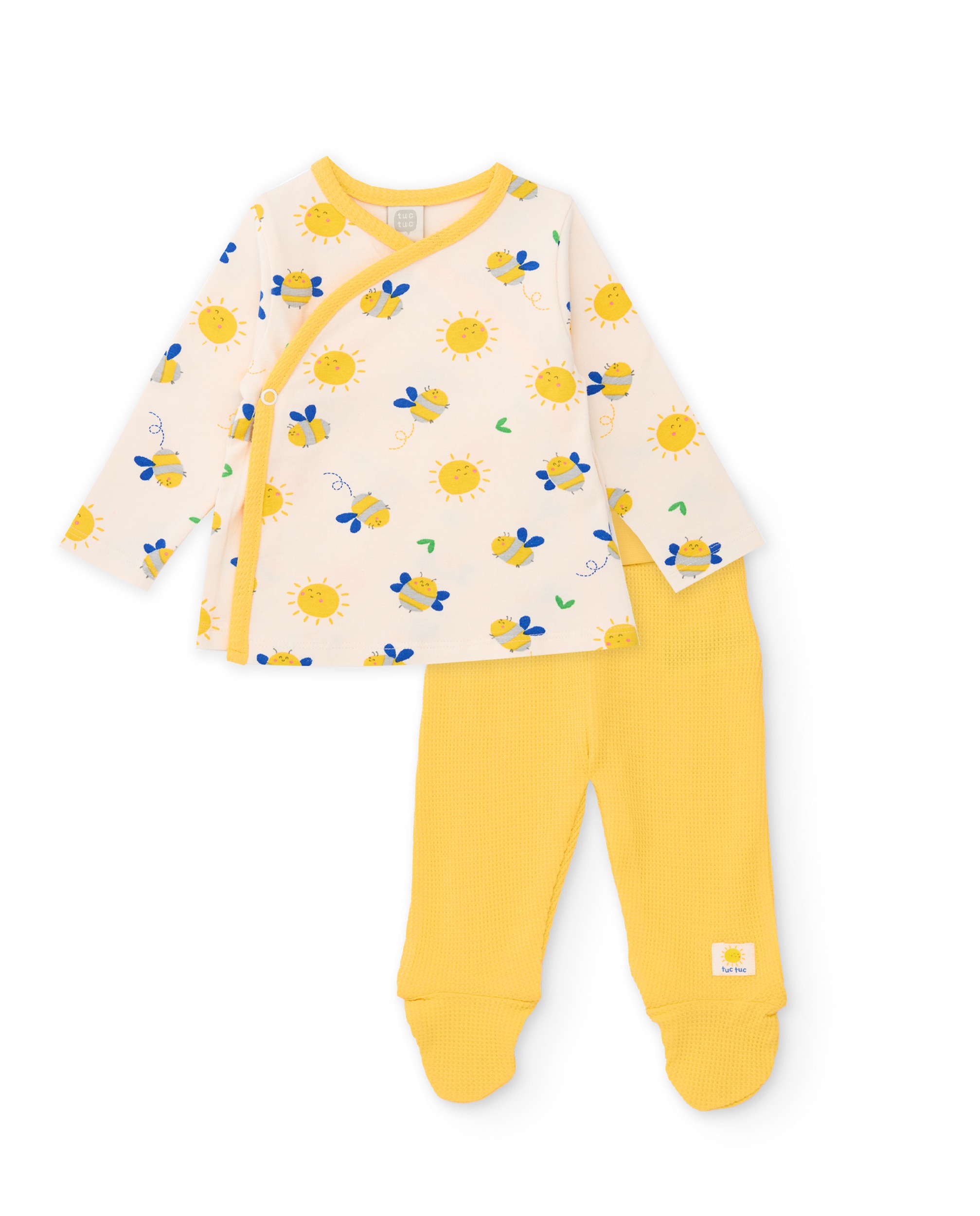 Imagem 0 de Conjunto para Bebé de Malha e Fecho Lateral