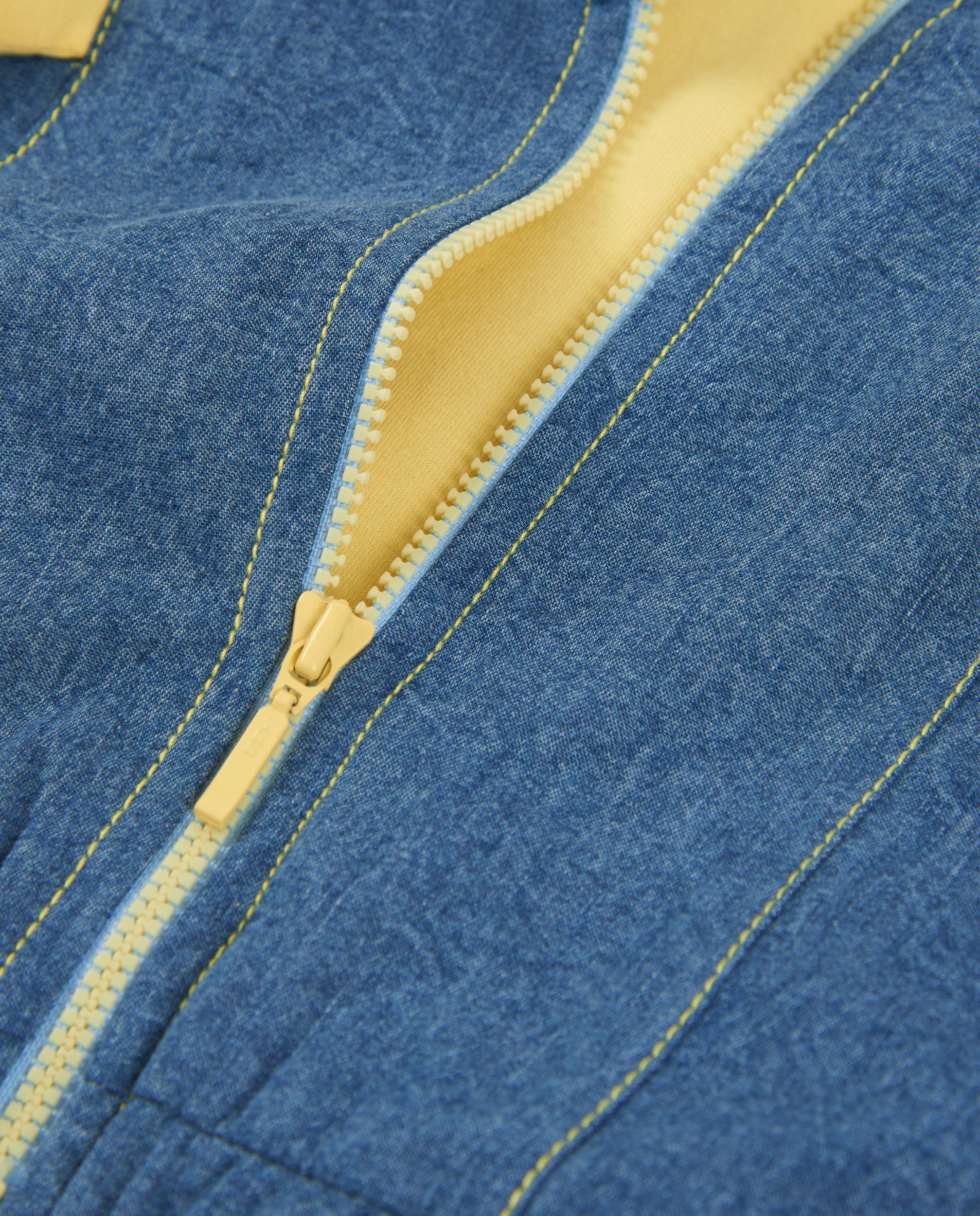 Casaco para Bebé de Plana em Denim Azul denim-4