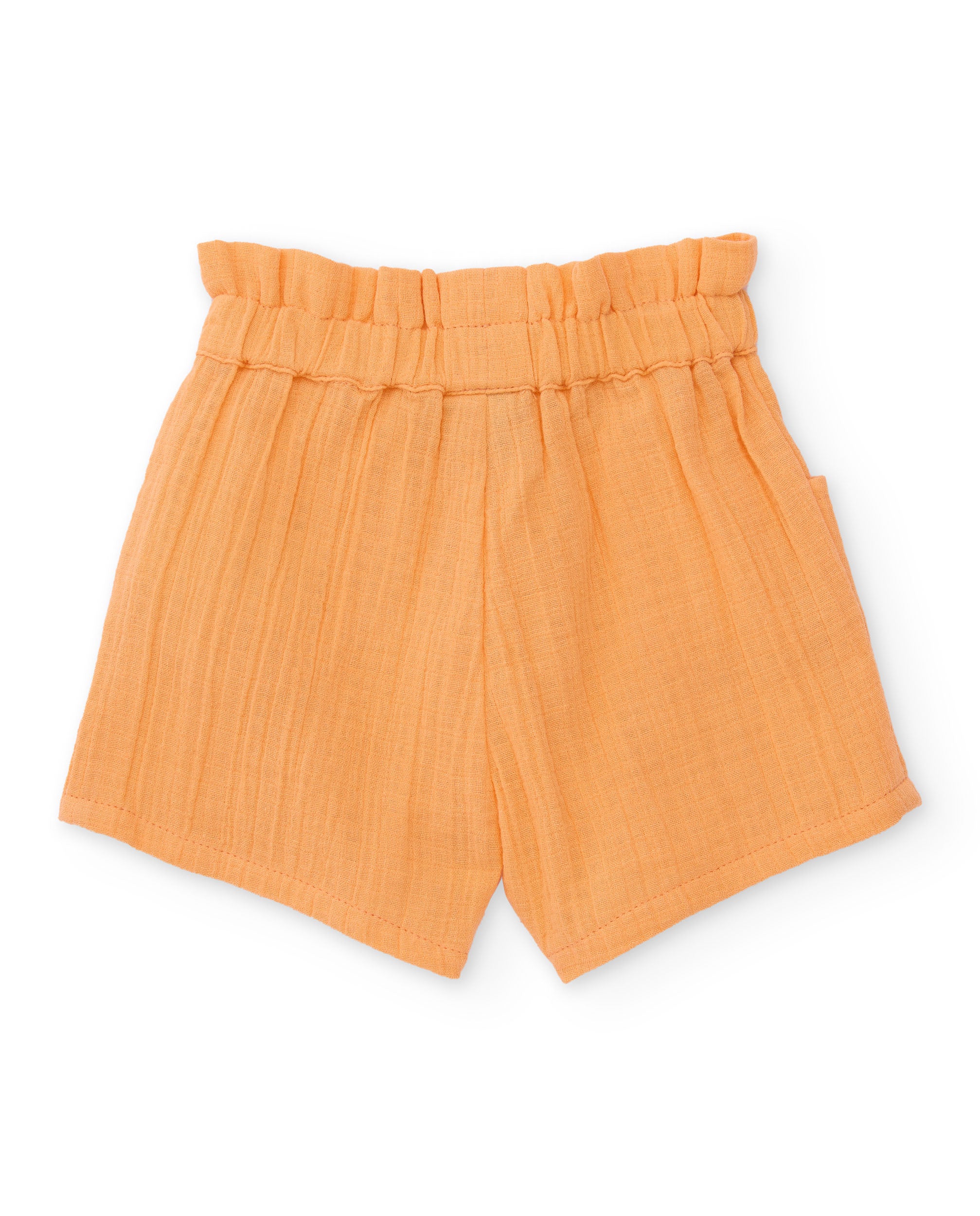 Conjunto para Recém-nascido de Plana e Estampado Girafas Laranja-6