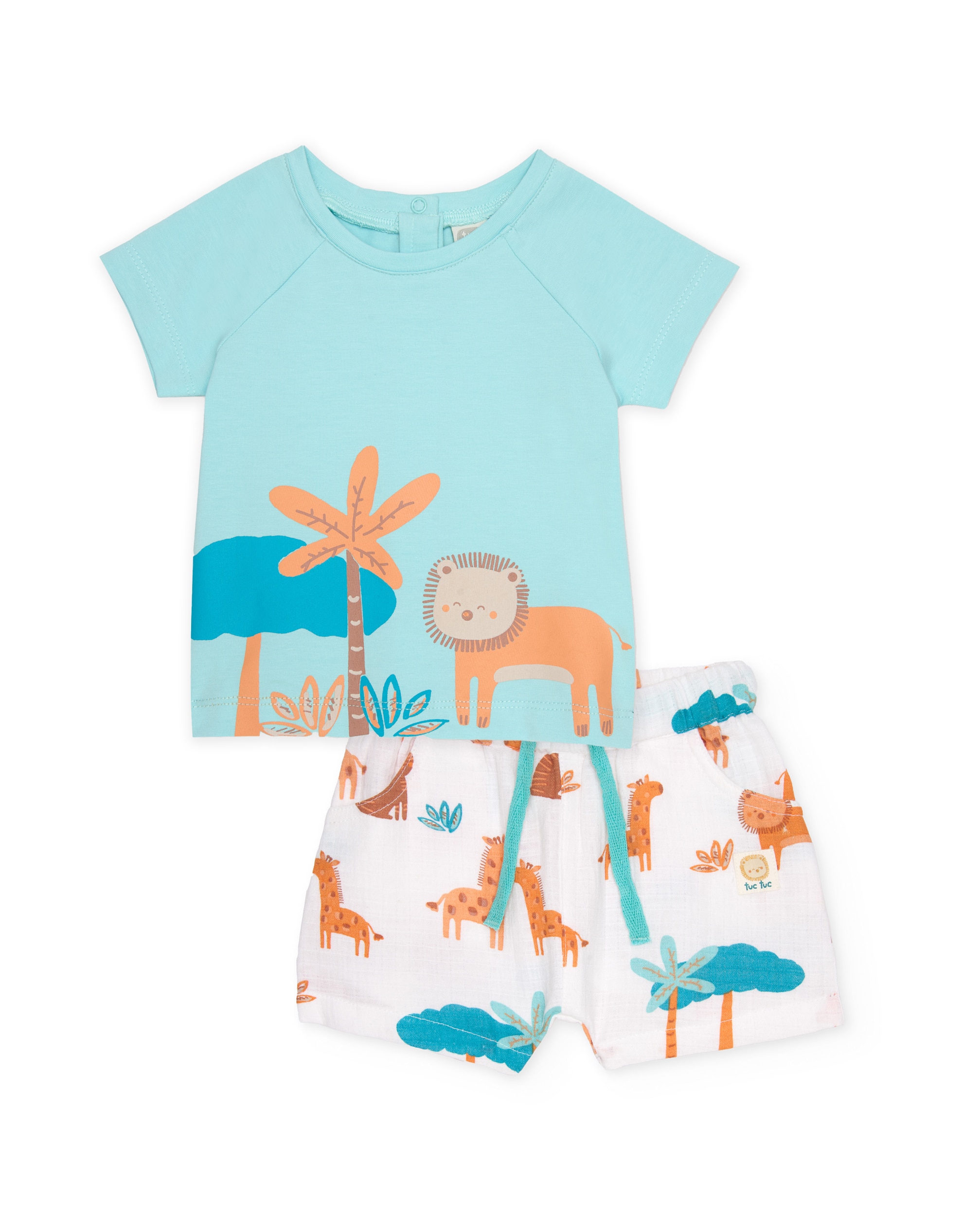 Imagem 0 de Conjunto para Bebé de Malha e Estampado Leão