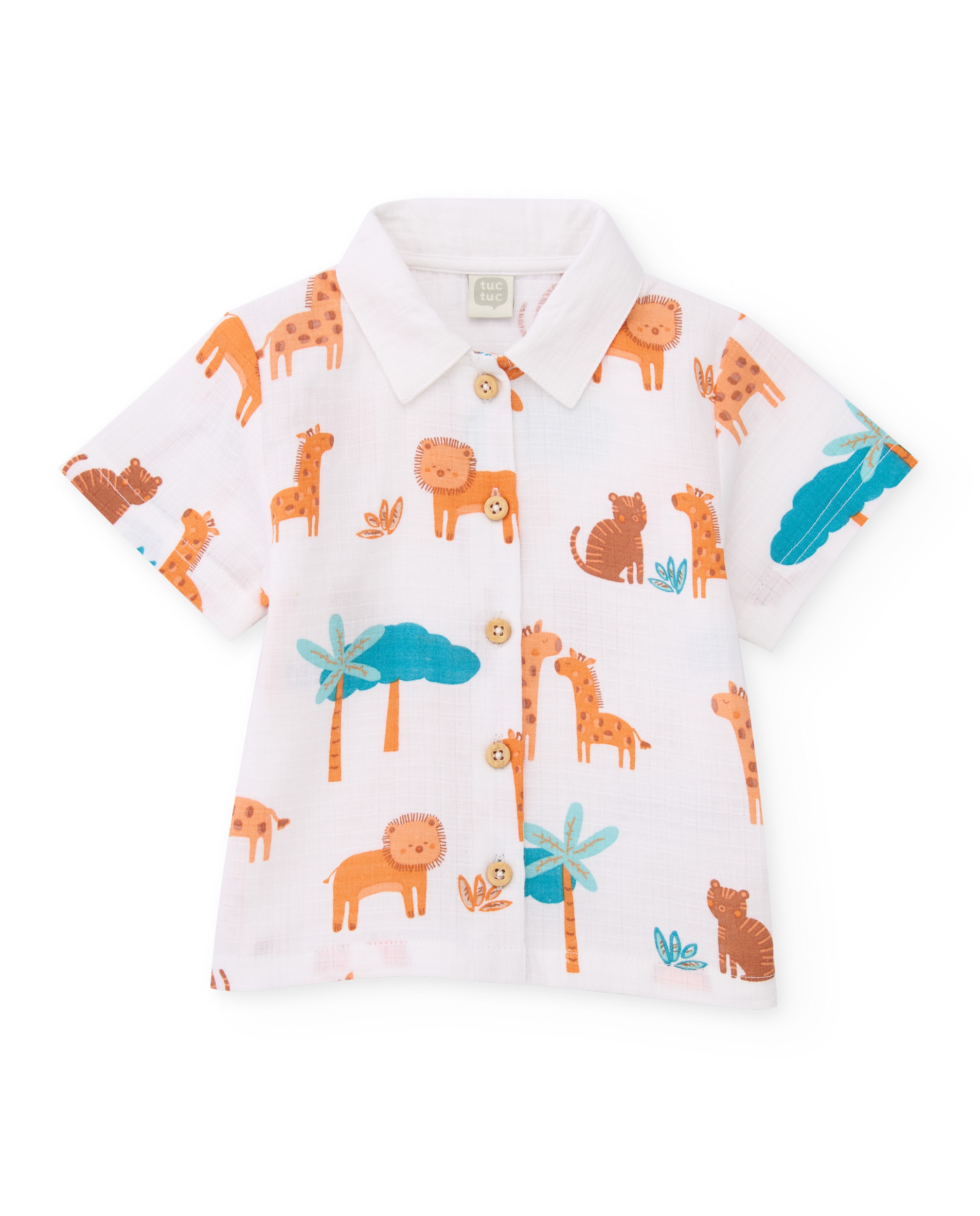 Conjunto para Bebé de Plana e Estampado Sabana Branco-3
