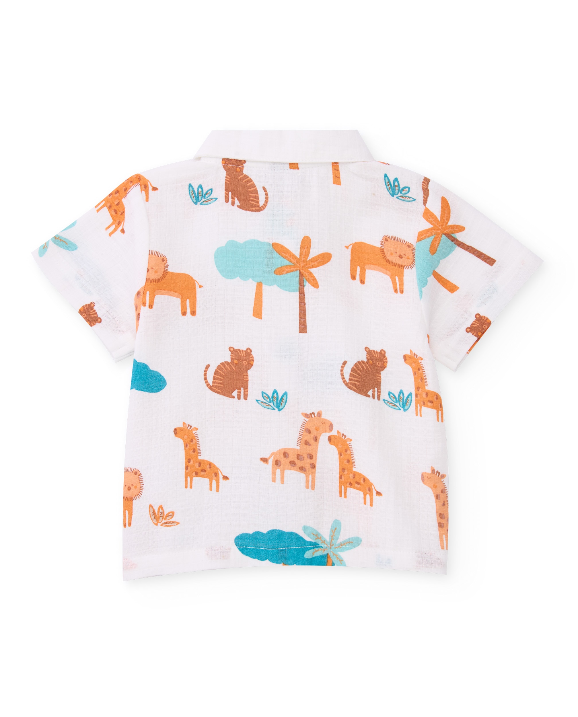 Conjunto para Bebé de Plana e Estampado Sabana Branco-4