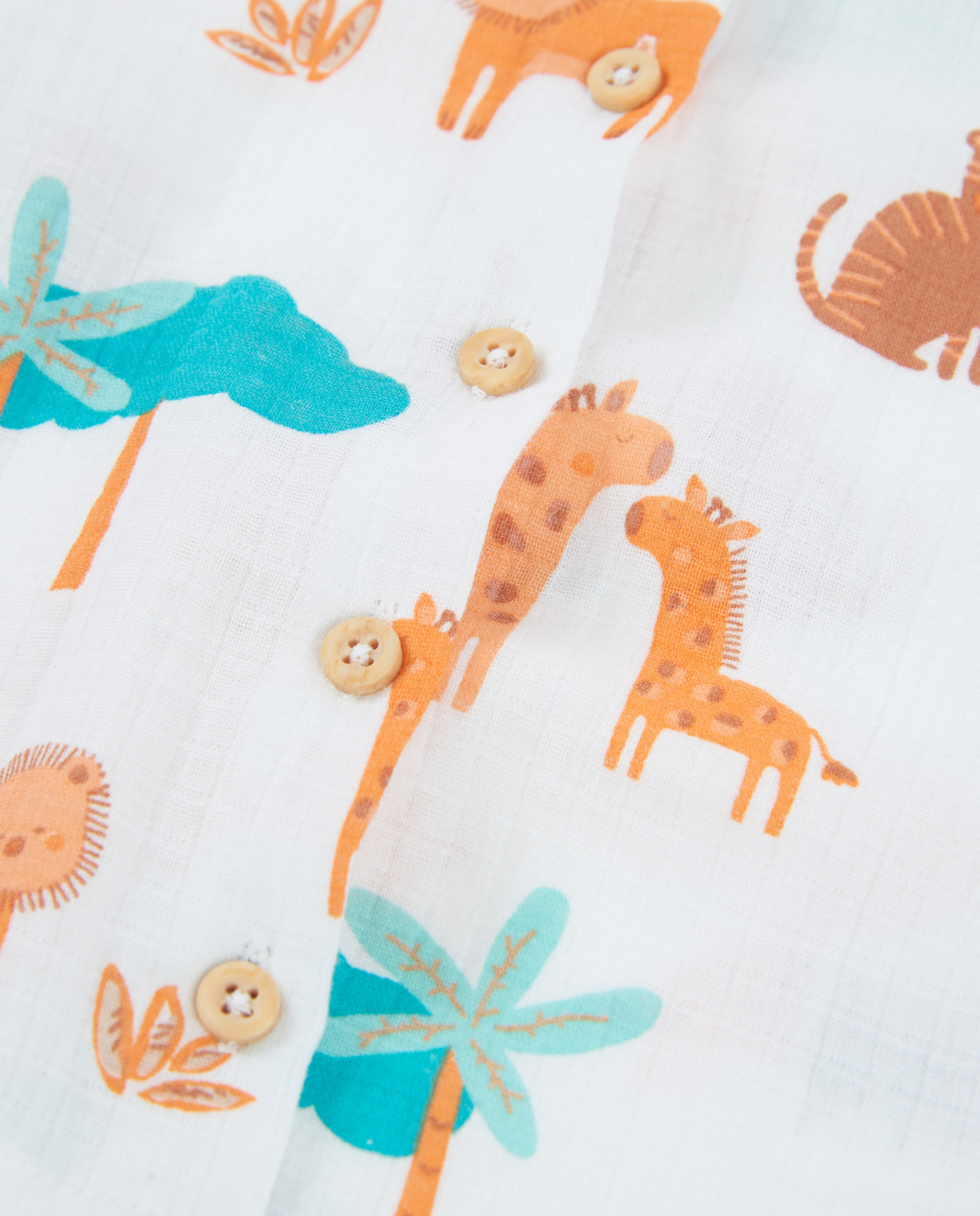 Conjunto para Bebé de Plana e Estampado Sabana Branco-8