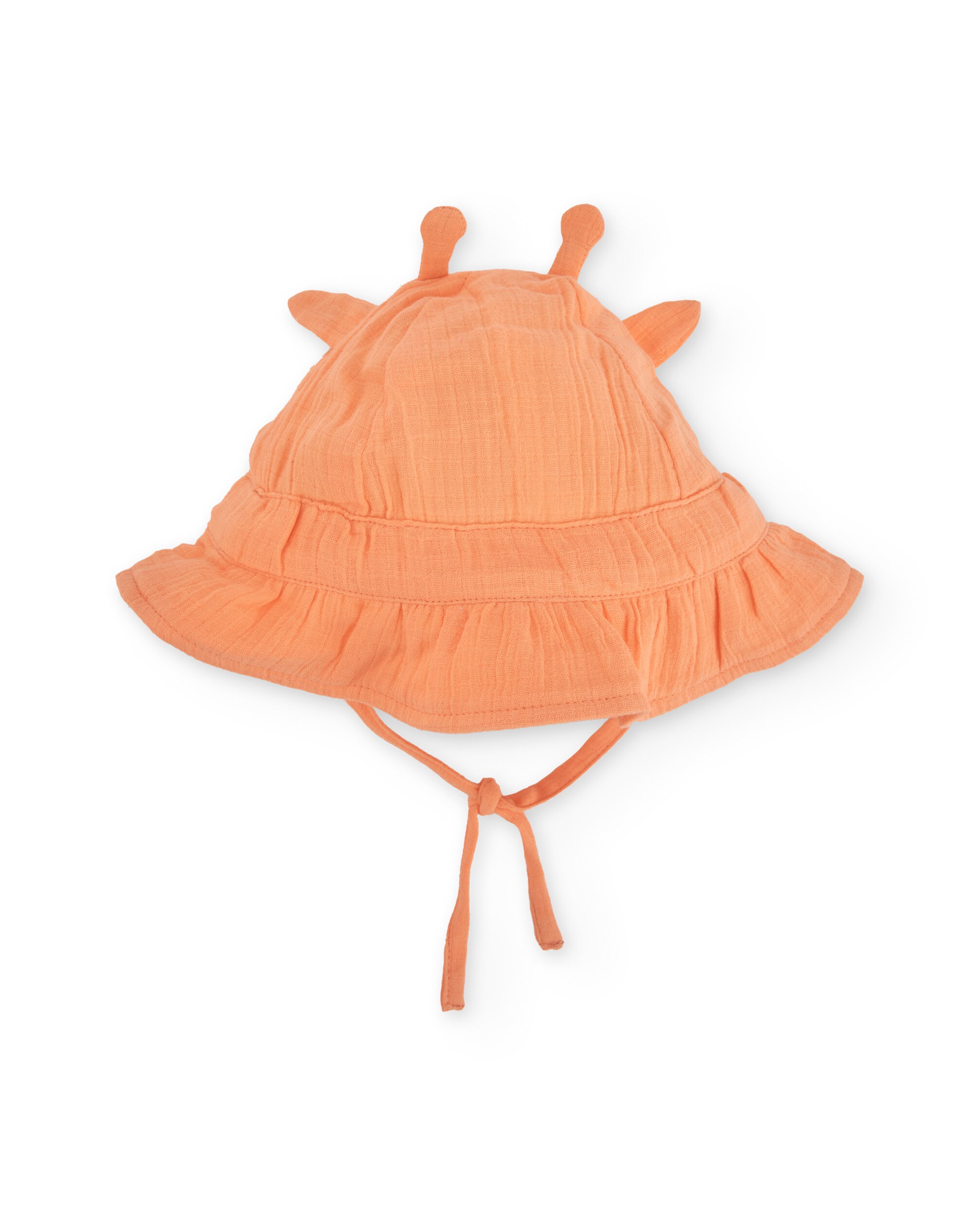 Chapéu para Bebé de Plana e Bandolete Ajustável Tuc tuc Laranja-forte-2