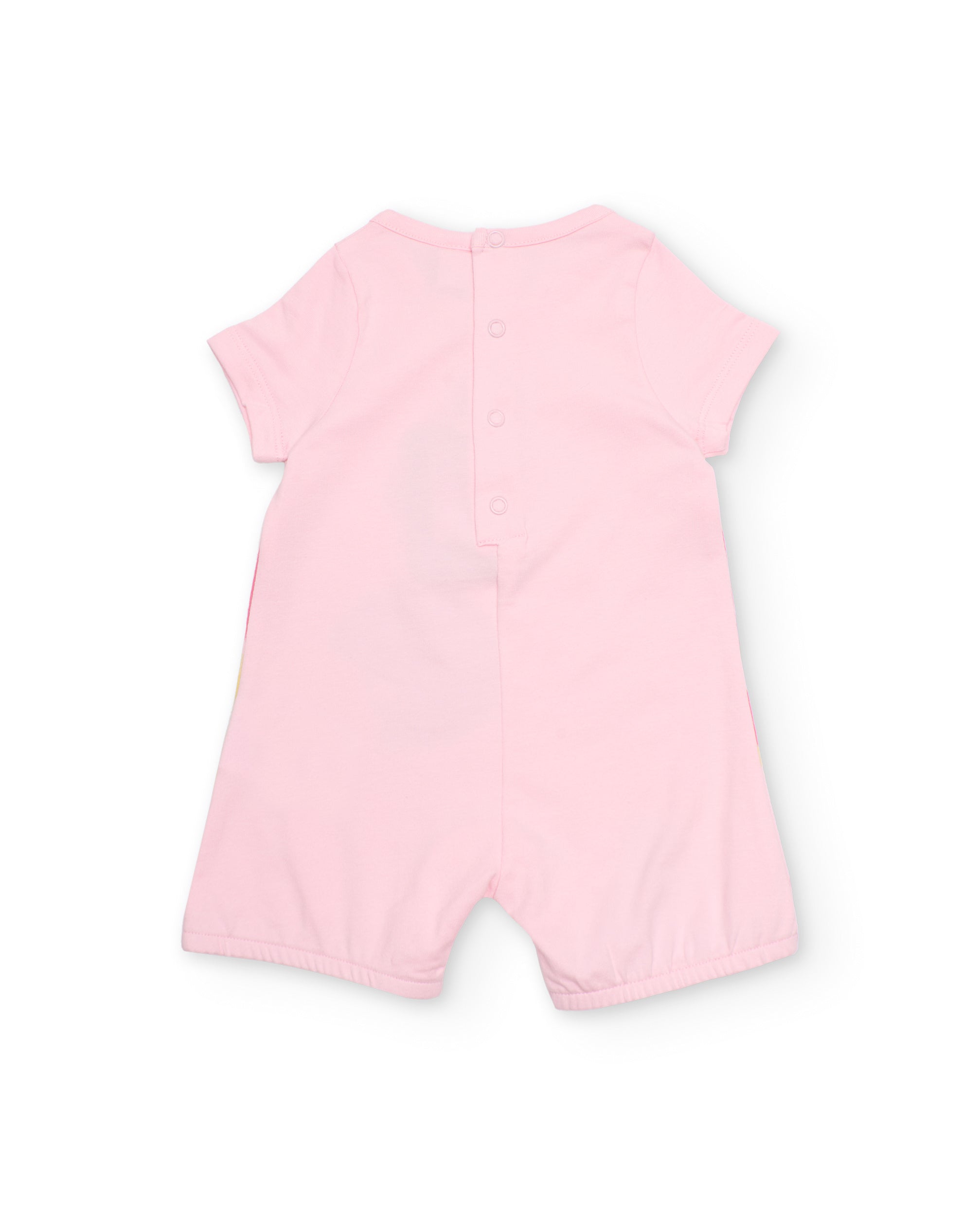 Babygrow para Recém-nascido de Malha e Design de Gelado Rosa-3
