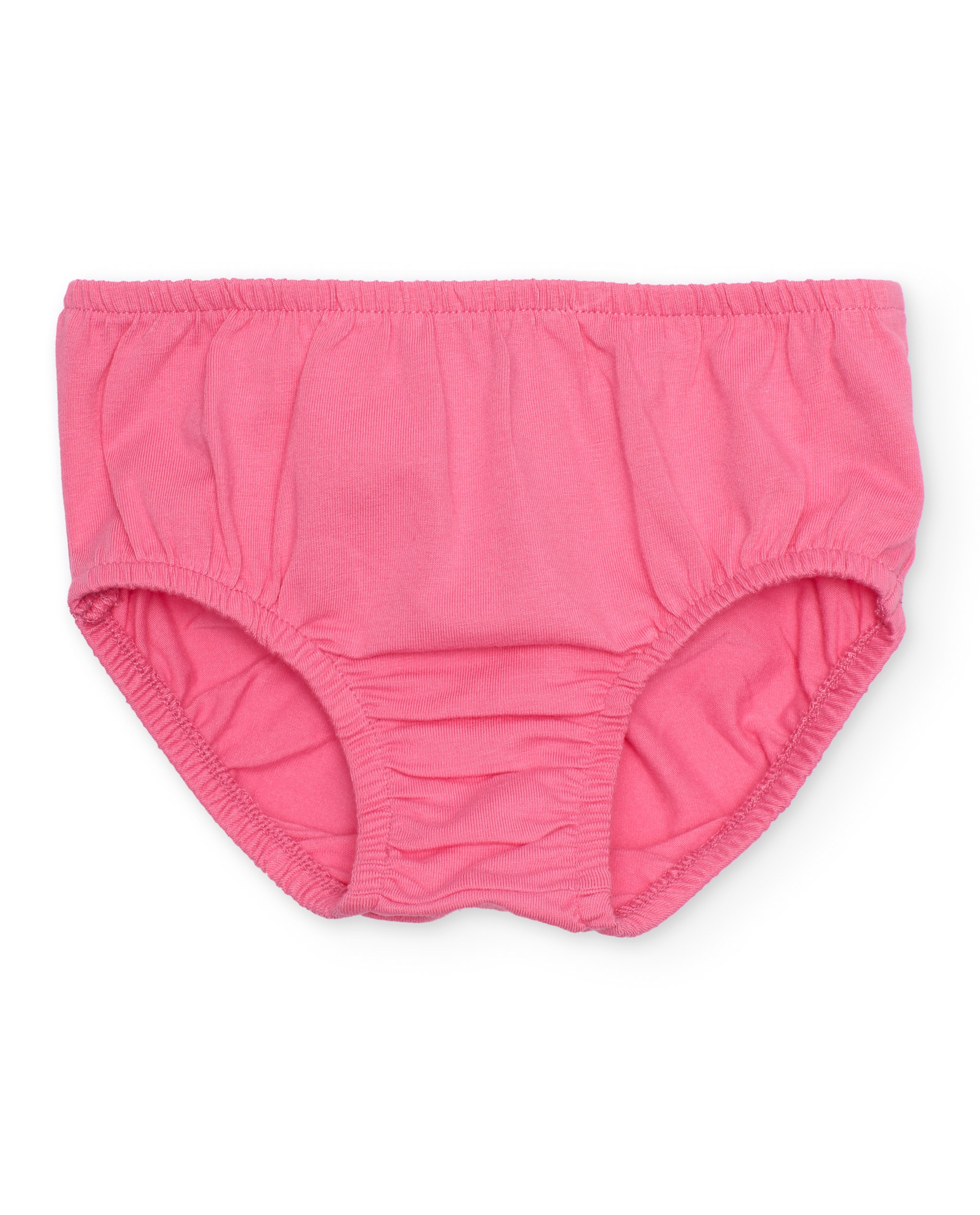 Vestido para Bebé de Malha com Saia Franzida Tuc tuc Rosa-4