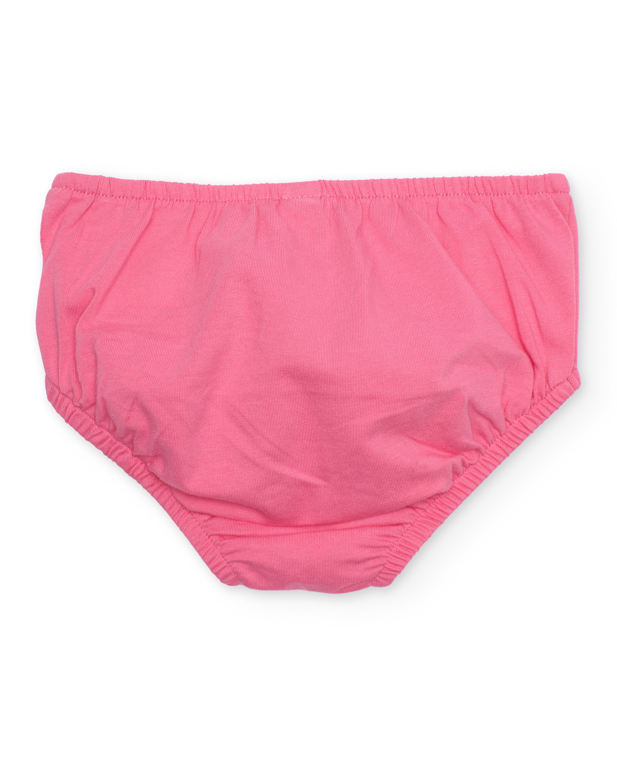 Vestido para Bebé de Malha com Saia Franzida Tuc tuc Rosa-5