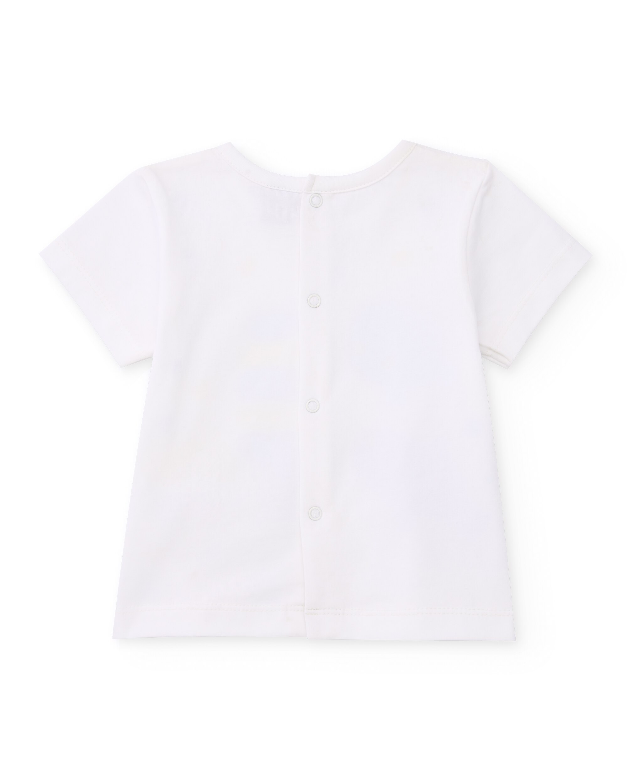 Conjunto para Bebé de Malha com Bolsos Frontais Tuc tuc Branco-4