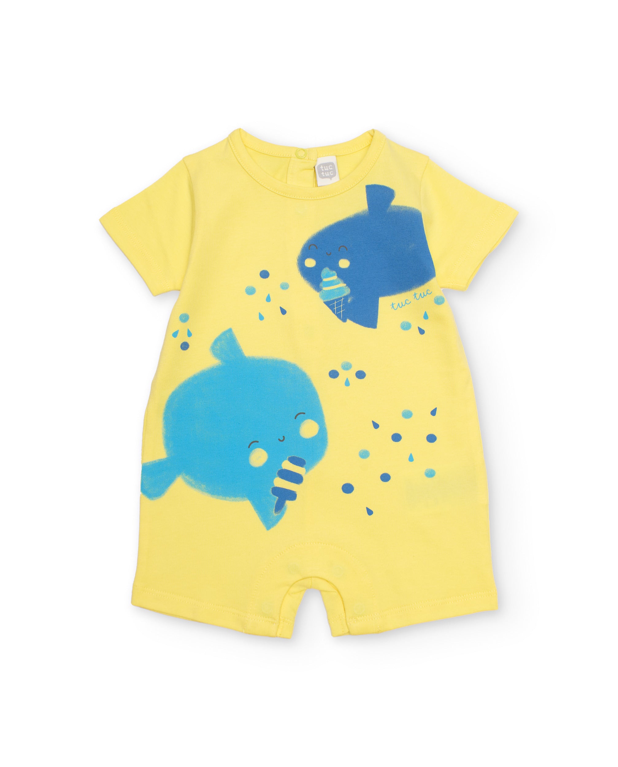 Imagem 0 de Babygrow para Recém-nascido de Malha e Fechos Posteriores