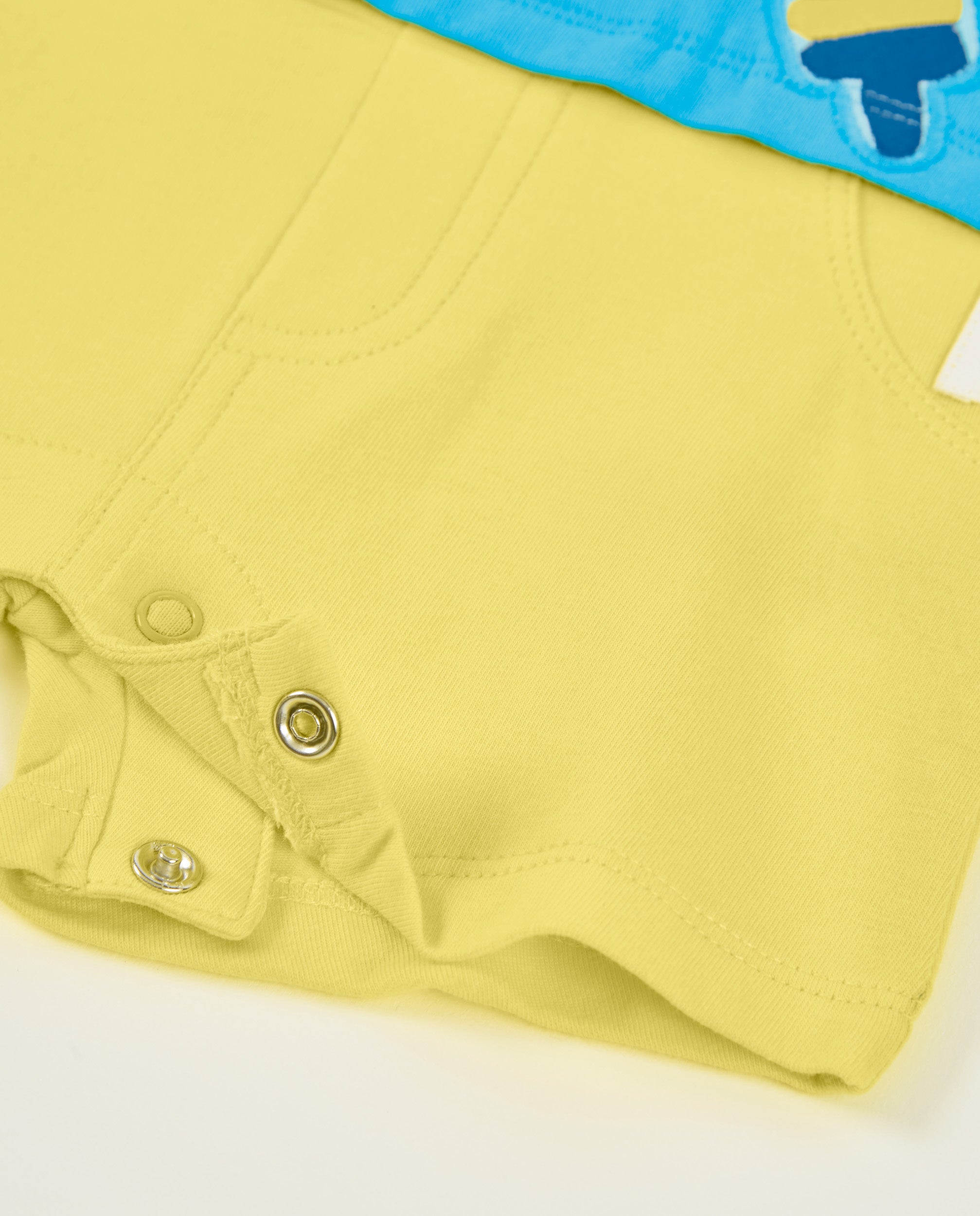 Babygrow para Recém-nascido de Plana e Design Peixe Azul-5