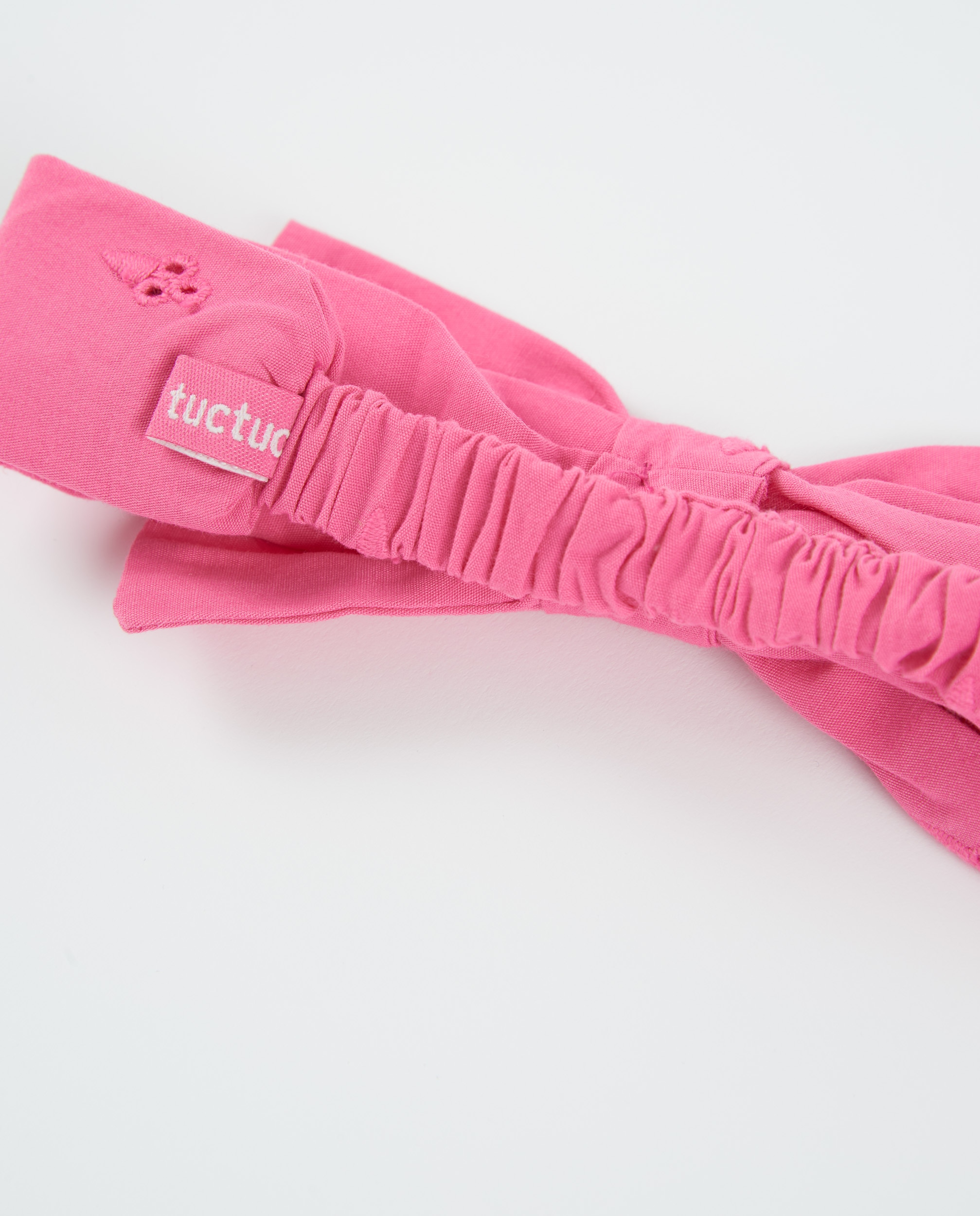 Acessório para o Cabelo de Bebé de Malha com Laço Decorativo Tuc tuc Rosa-pastilha-4
