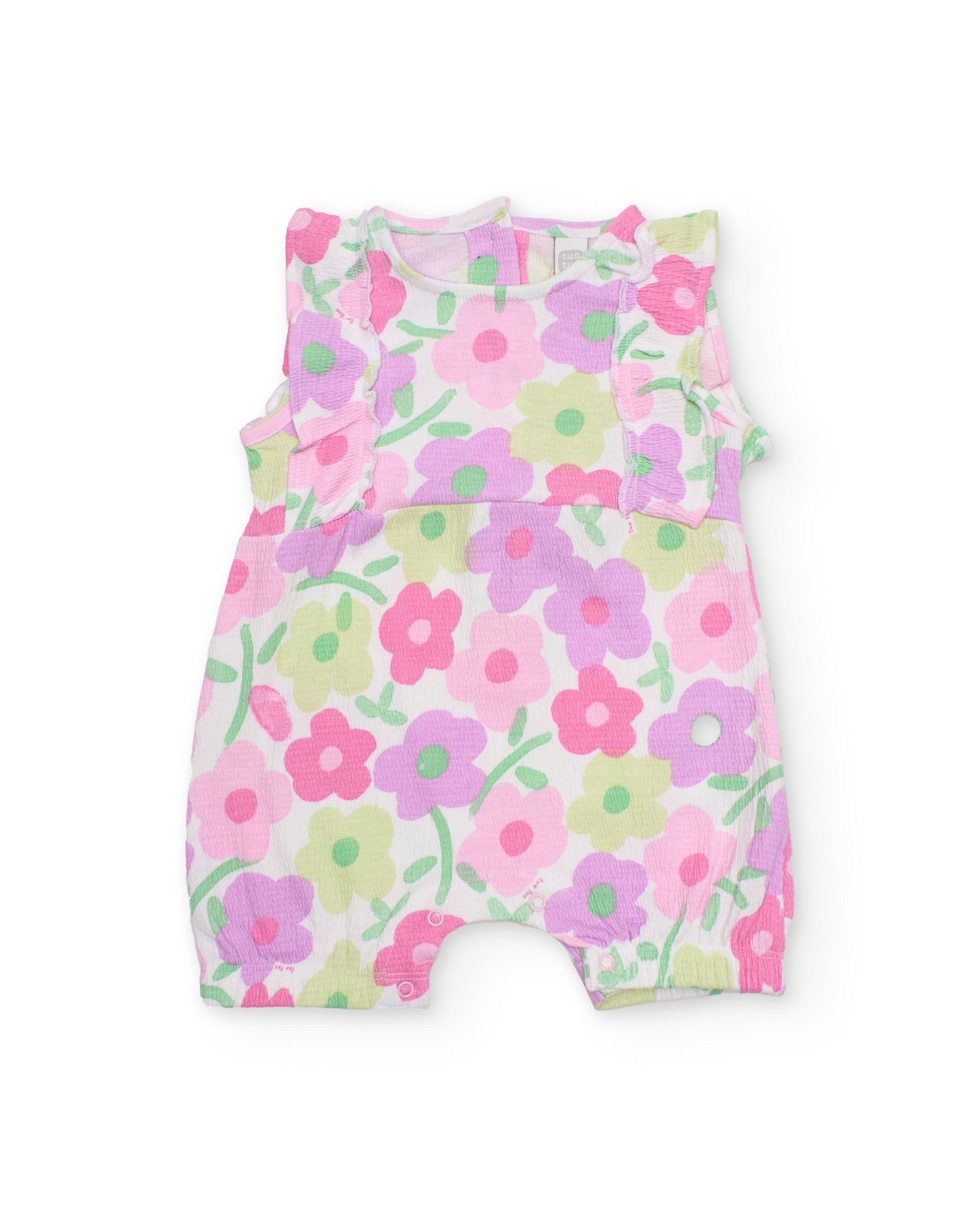 Imagem 0 de Babygrow de Recém-nascido de Malha com Folhos