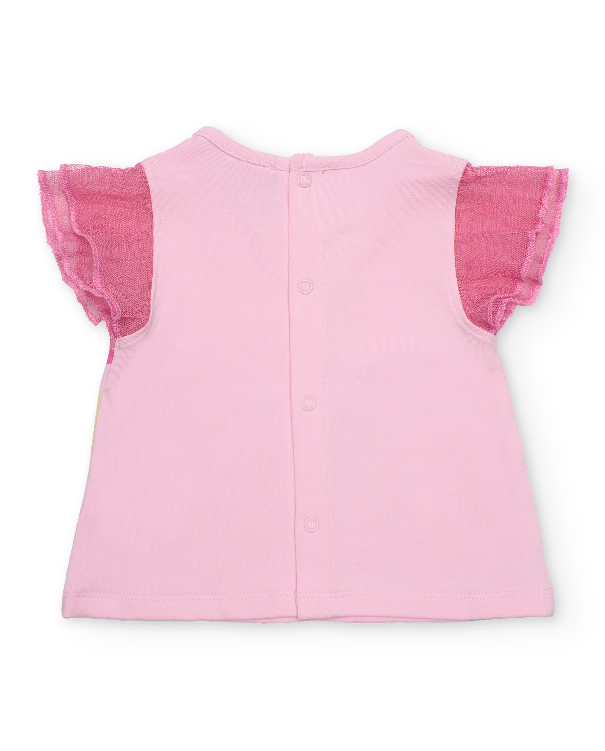 Conjunto para Bebé de Malha e Mangas de Tule Tuc tuc Rosa-3