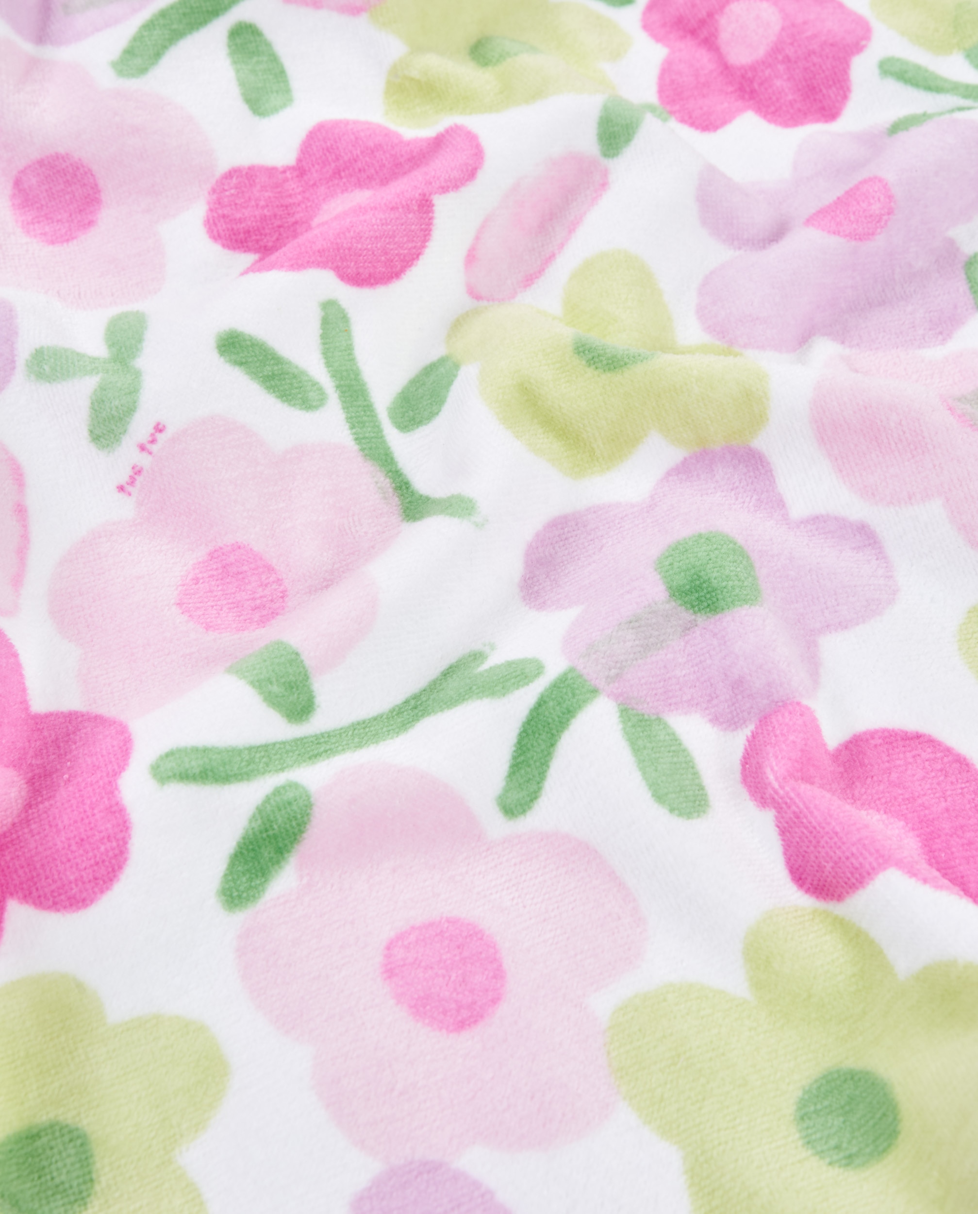 Toalha Poncho para Bebé de Malha e Capuz Tuc tuc Rosa-4