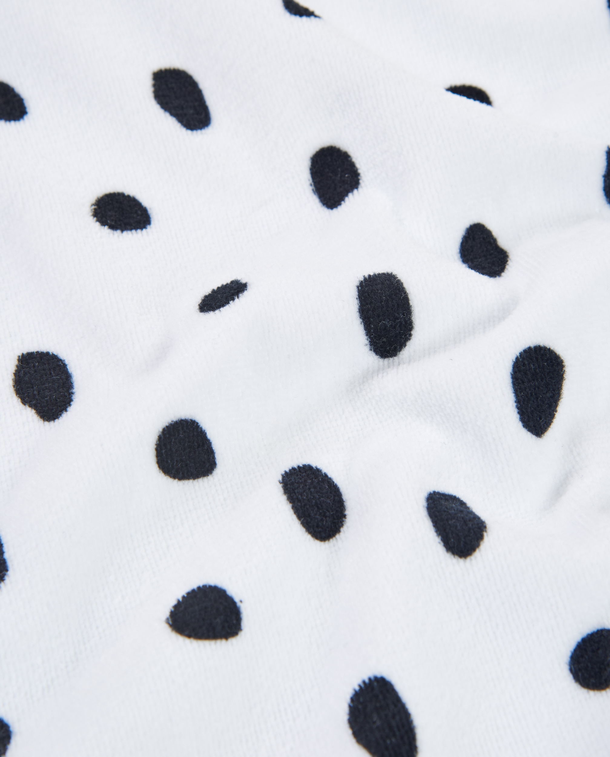 Toalha Poncho para Recém-nascido de Malha com Orelhas Branco-3
