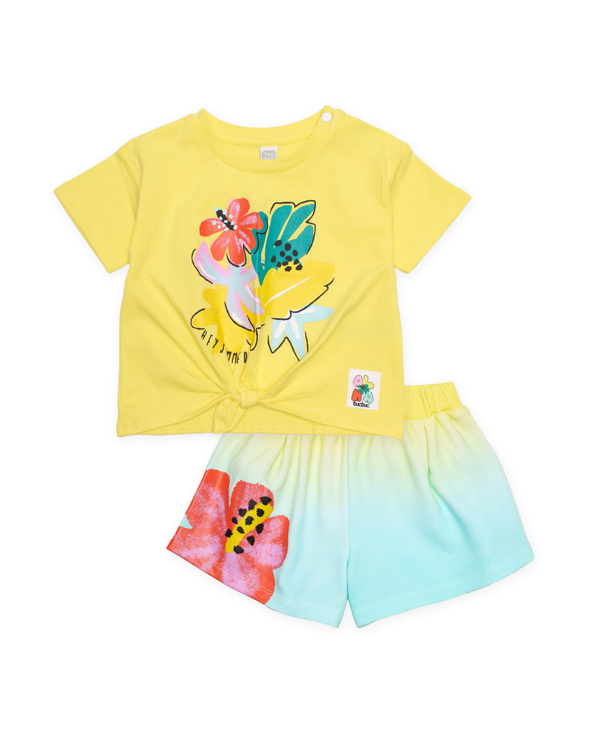 Imagem 0 de Conjunto Infantil de Malha e Nó Decorativo