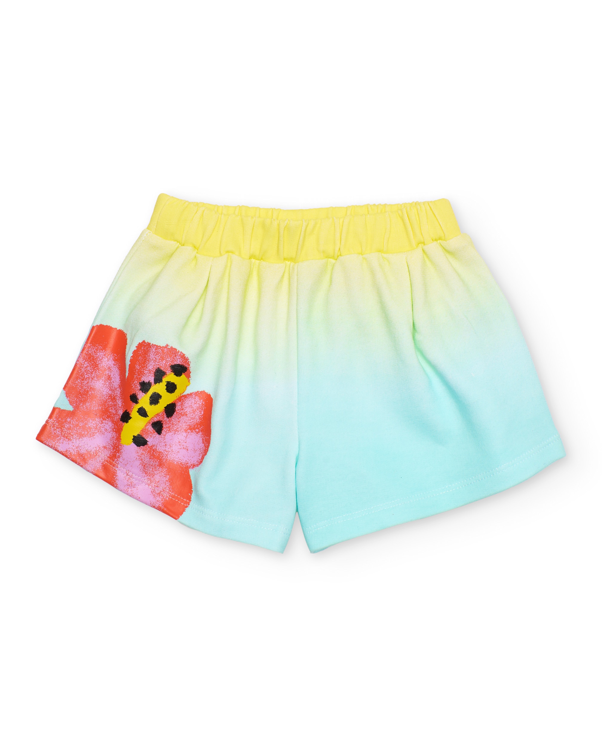 Conjunto Infantil de Malha e Nó Decorativo Amarelo-3
