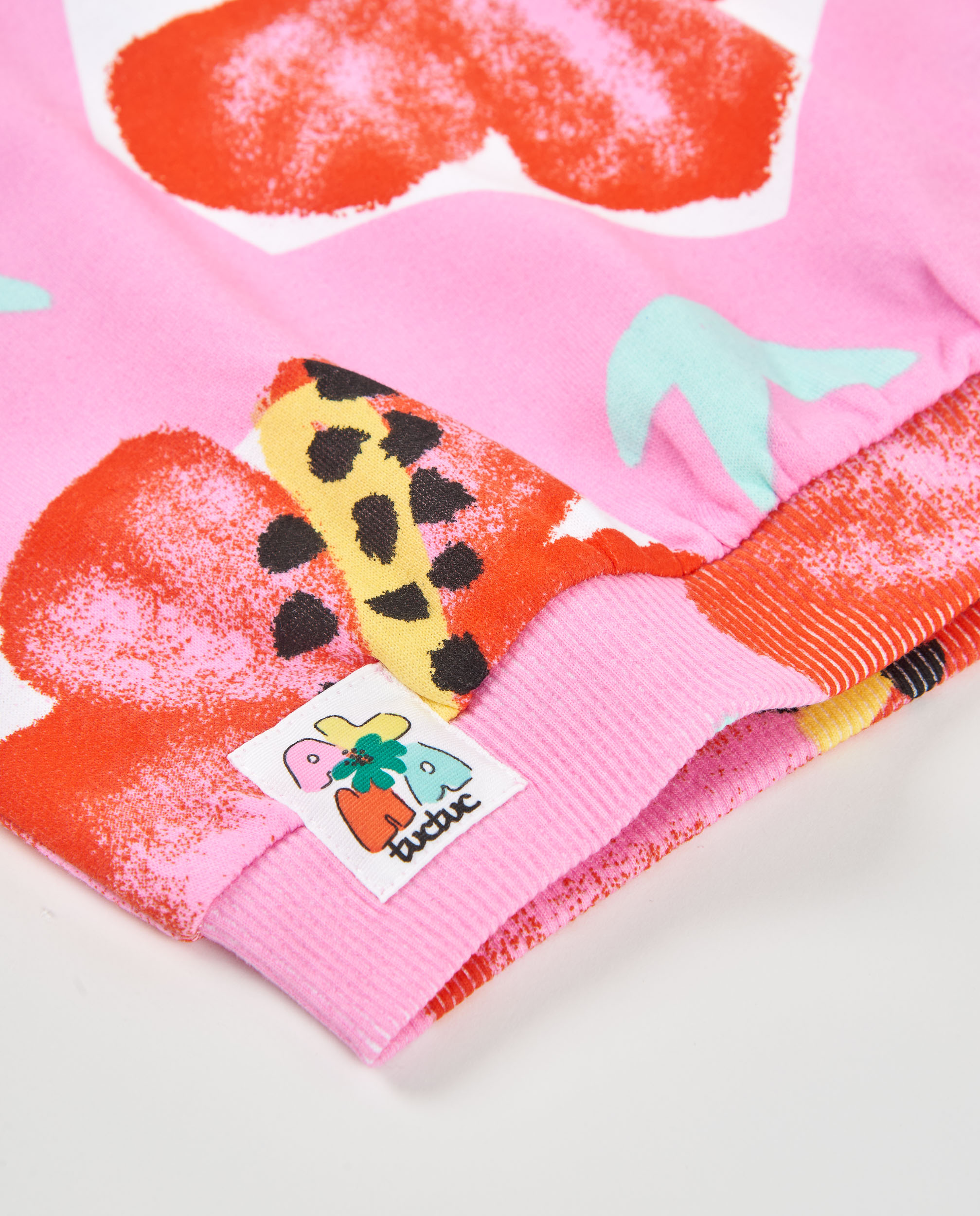 Sweatshirt Infantil de Malha e Estampado Floral Rosa-4