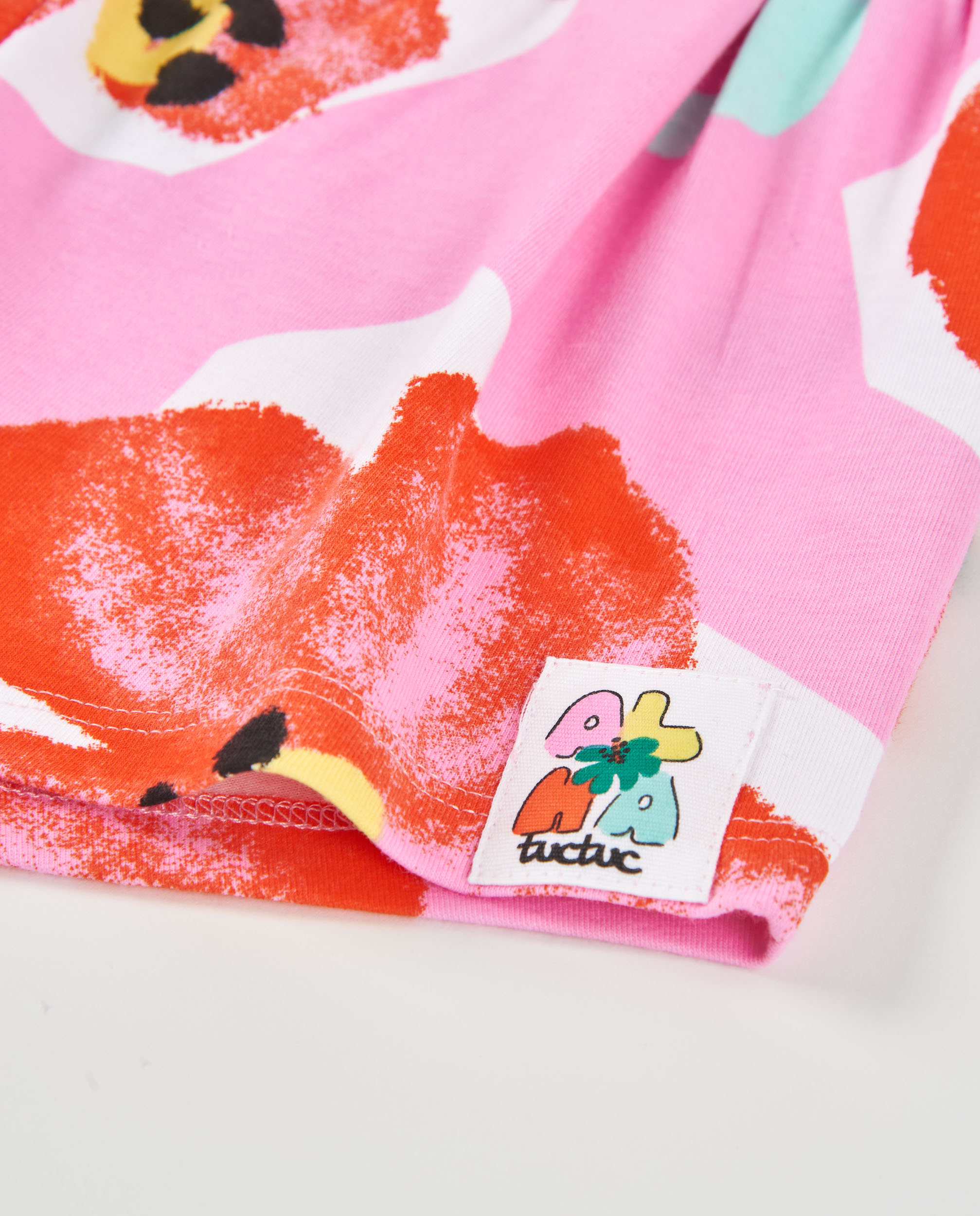 Calções Infantil de Malha e Cintura Elástica Rosa-4