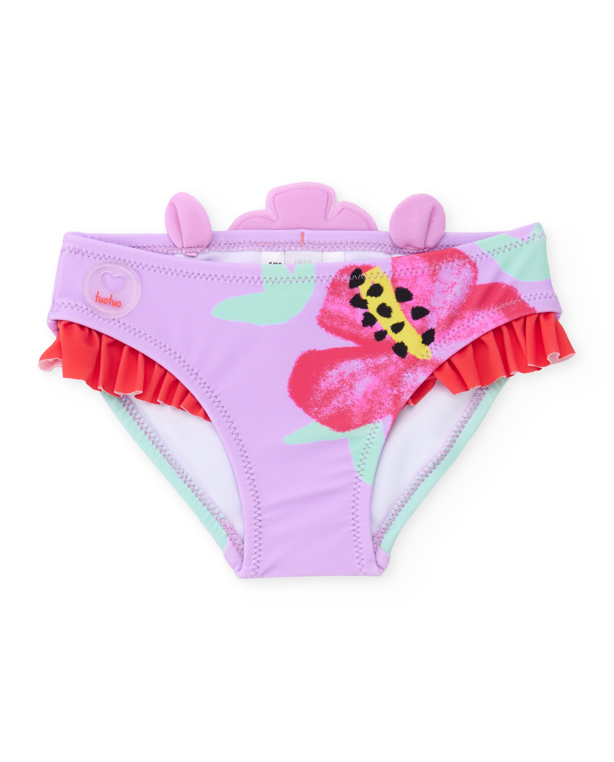 Imagem 0 de Cueca Infantil de Malha e Folhos Laterais