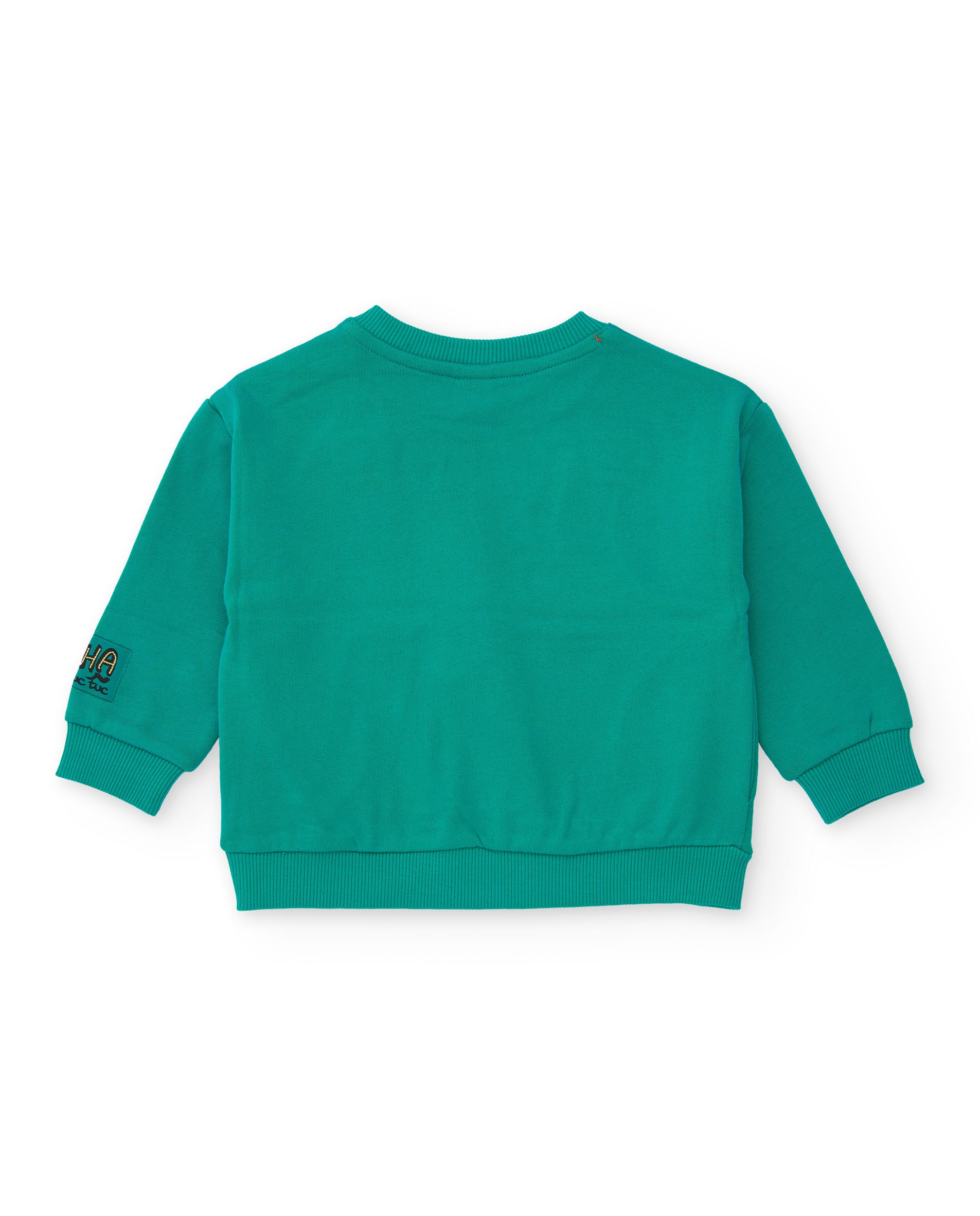 Sweat Infantil de Malha e Design Frontal Tuc tuc Verde-2