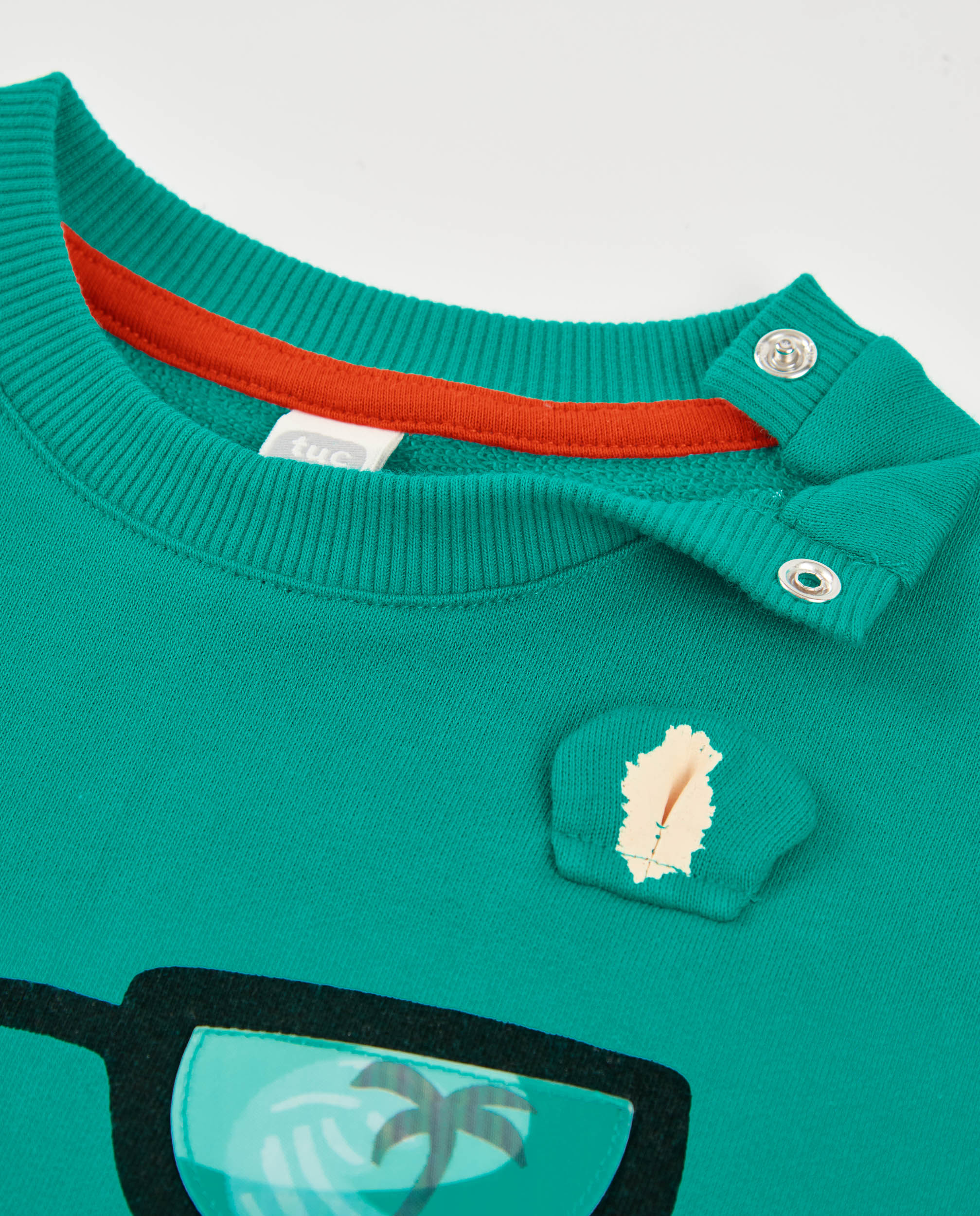 Sweat Infantil de Malha e Design Frontal Tuc tuc Verde-3