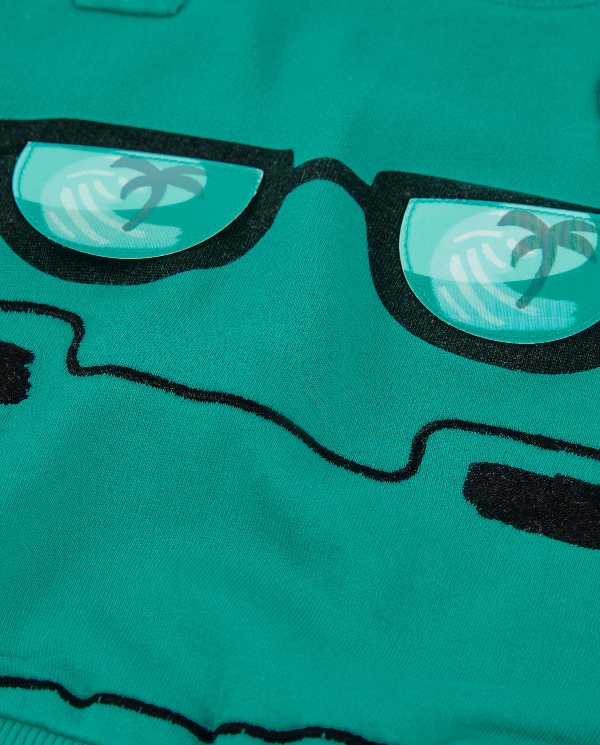 Sweat Infantil de Malha e Design Frontal Tuc tuc Verde-4