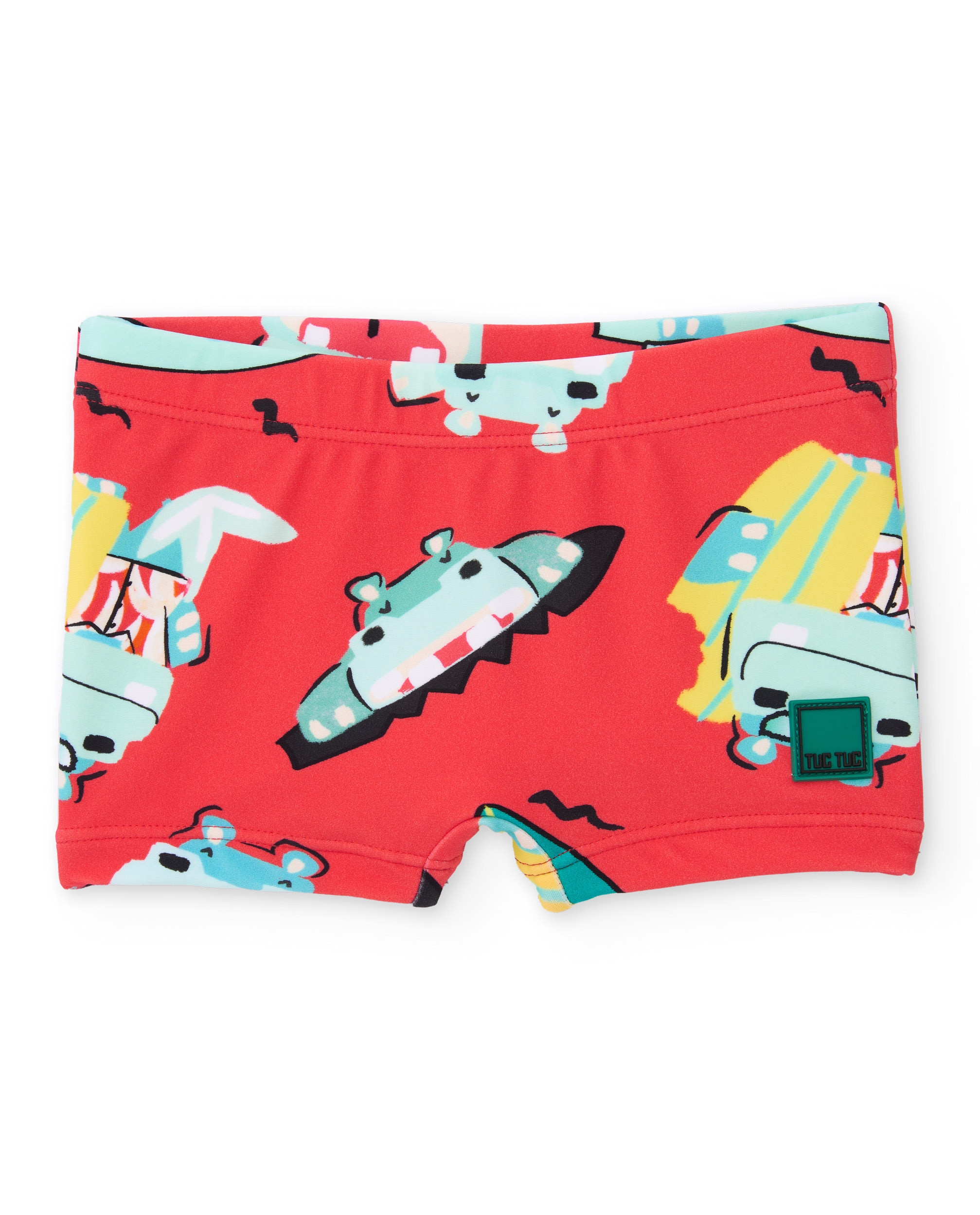 Imagem 0 de Fato de Banho Infantil de Malha e Estampado Veraniego