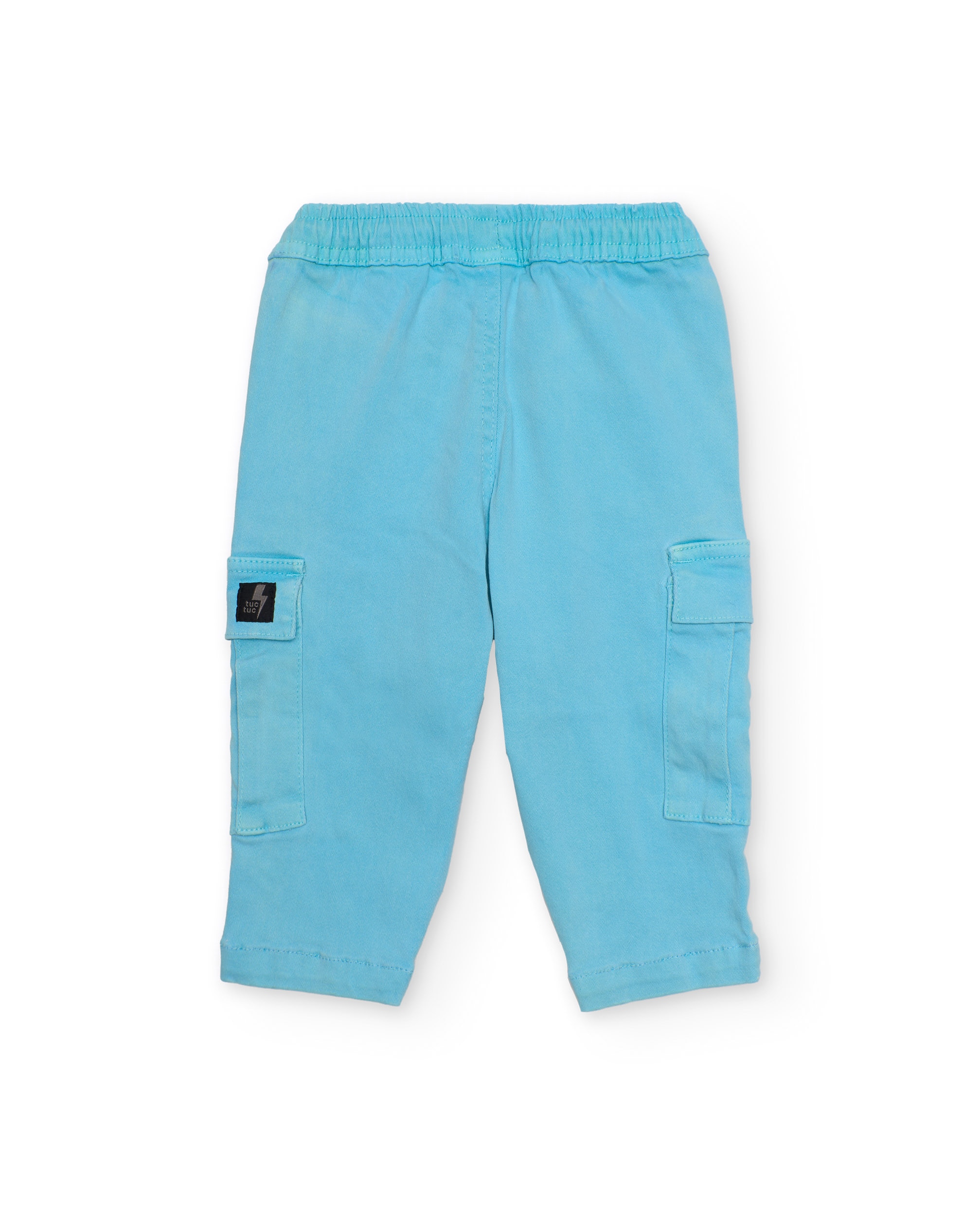Calças de Plana com Cintura Elástica e Cordão Ajustável Tuc tuc Azul-claro-2