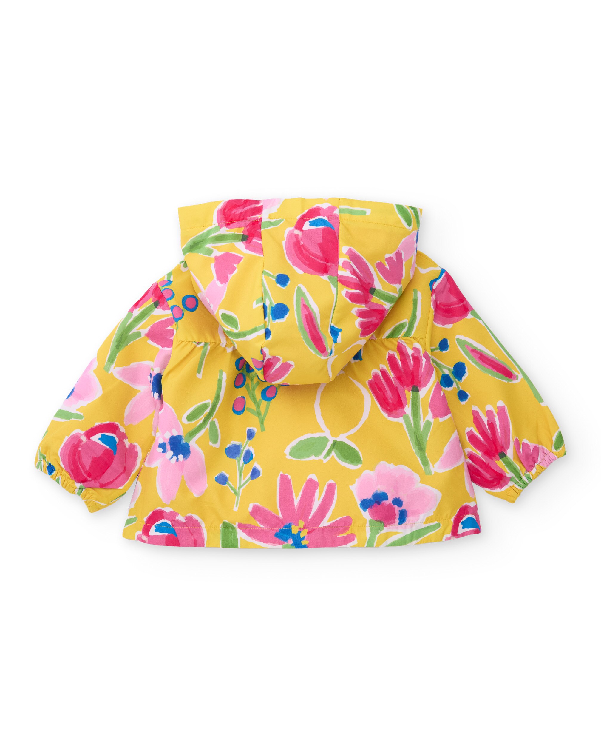 Casaco Infantil de Plana com Motivos Florais Tuc tuc Amarelo-2