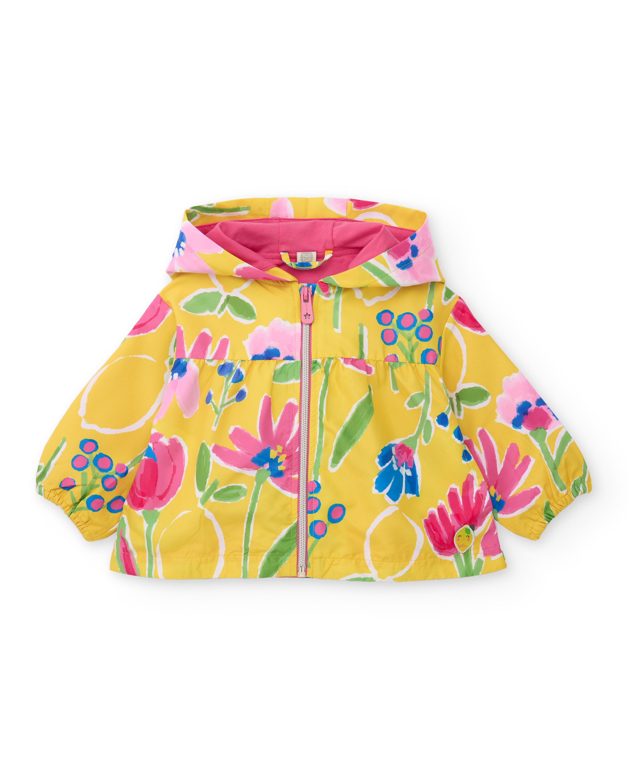 Imagem 0 de Casaco Infantil de Plana com Motivos Florais