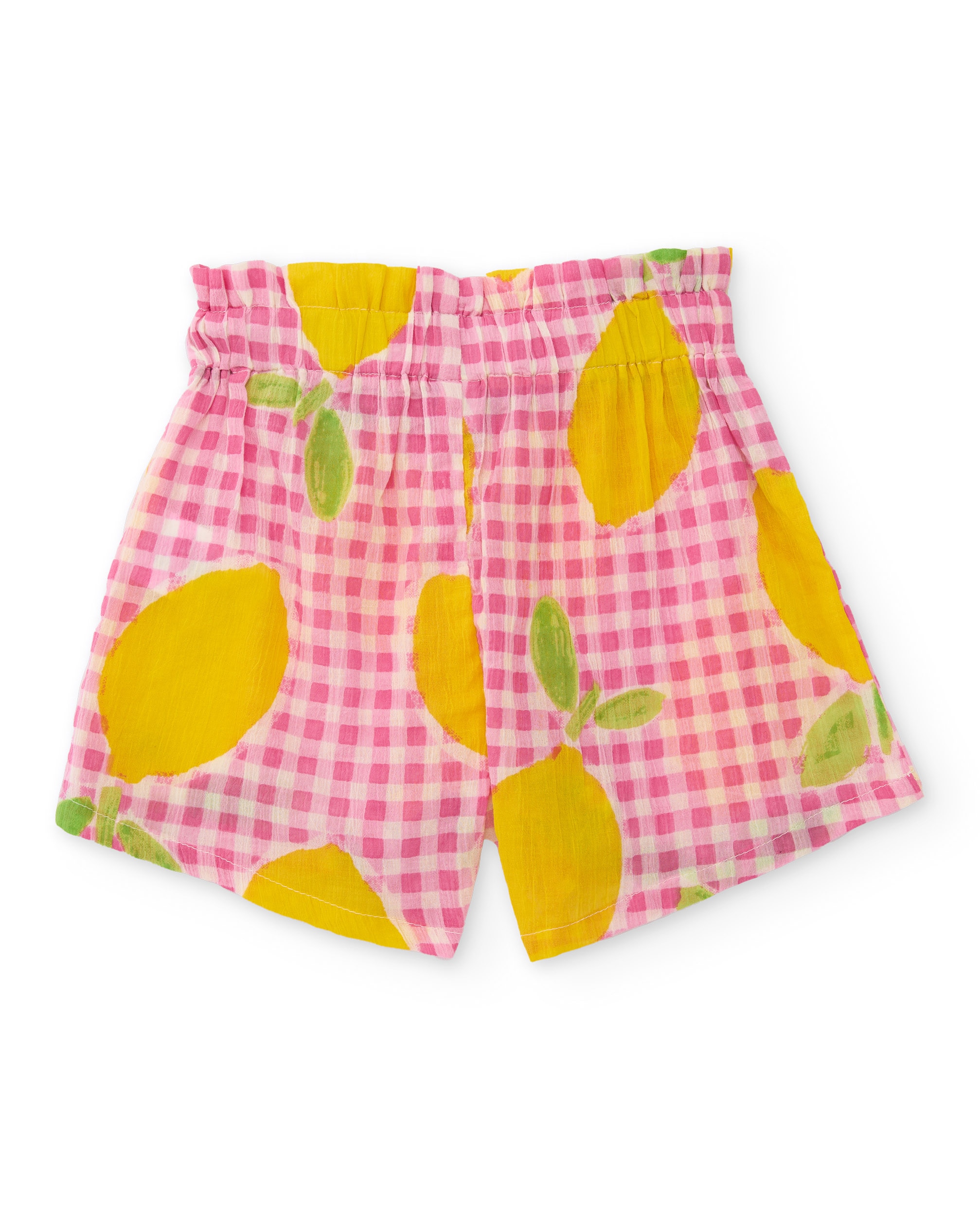 Conjunto Infantil de Plana e Design de Limões Rosa-5