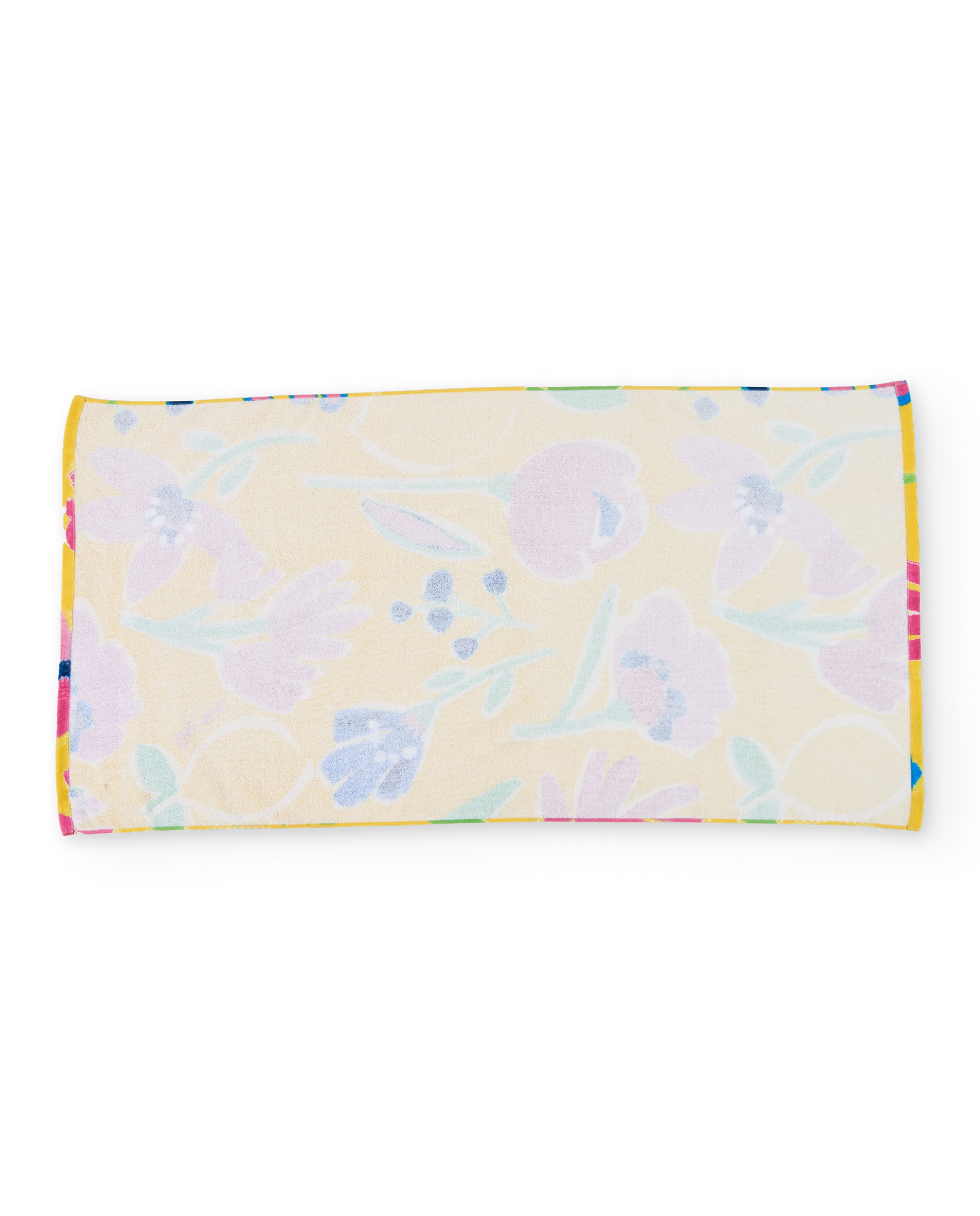Toalha Infantil de Malha e Estampado Floral Tuc tuc Amarelo-2