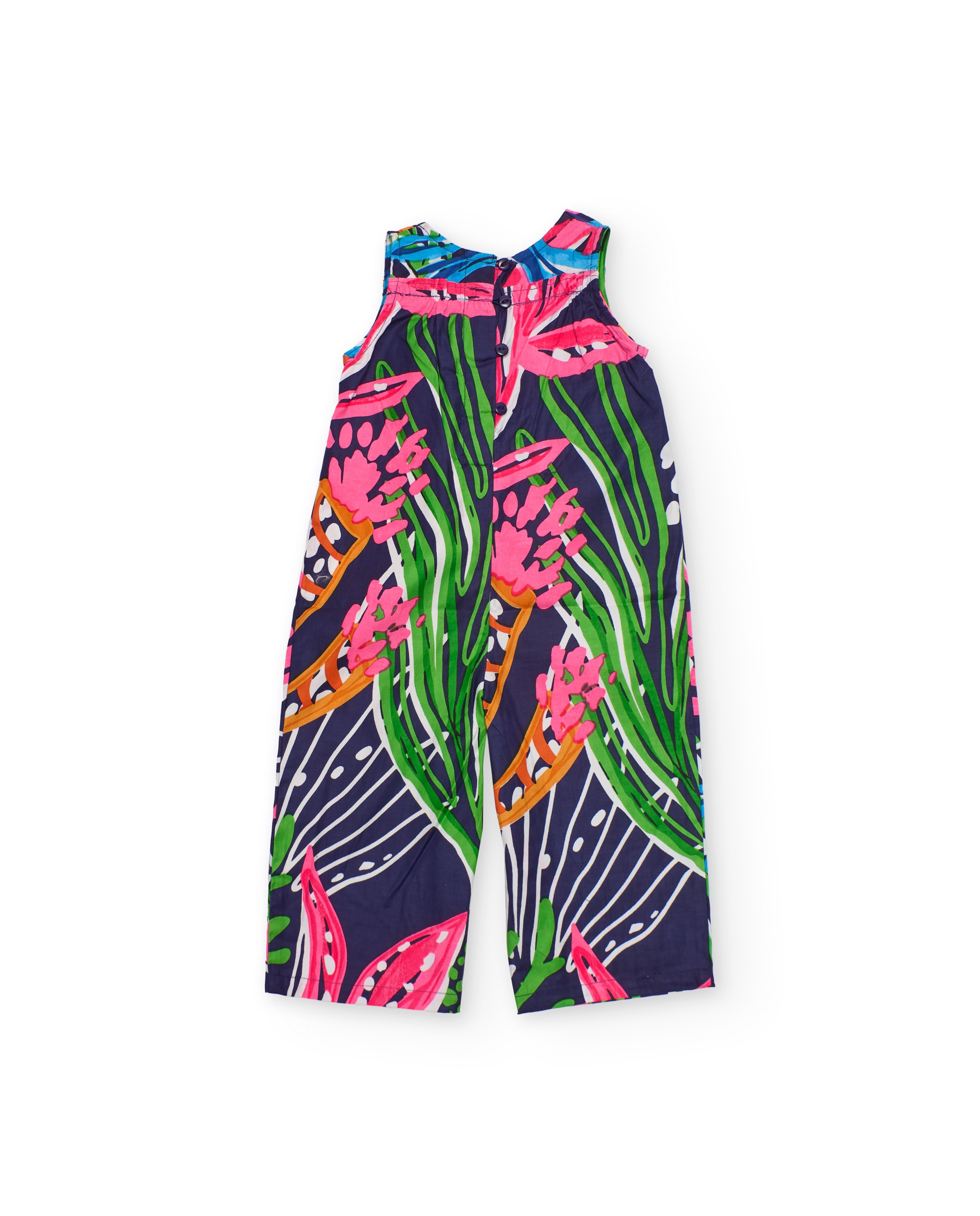 Macacão Infantil de Plana com Estampado Marinho Azul-marinho-2