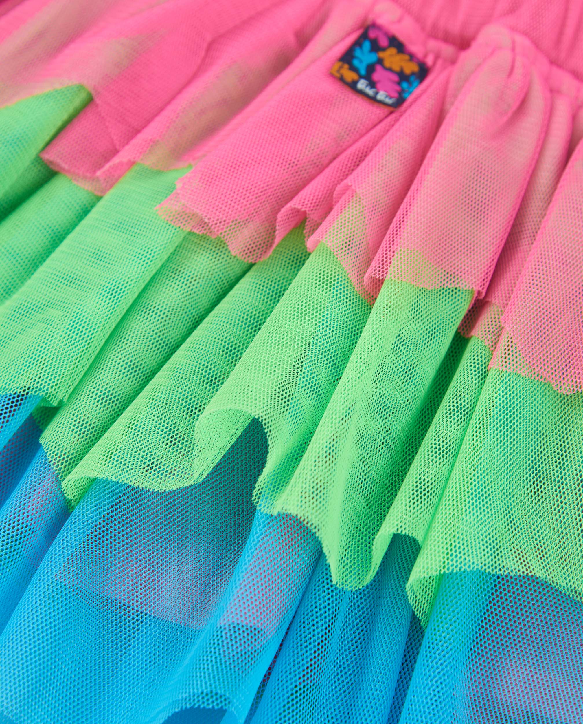 Saia Infantil de Plana com Capas de Tule Multicolor-4