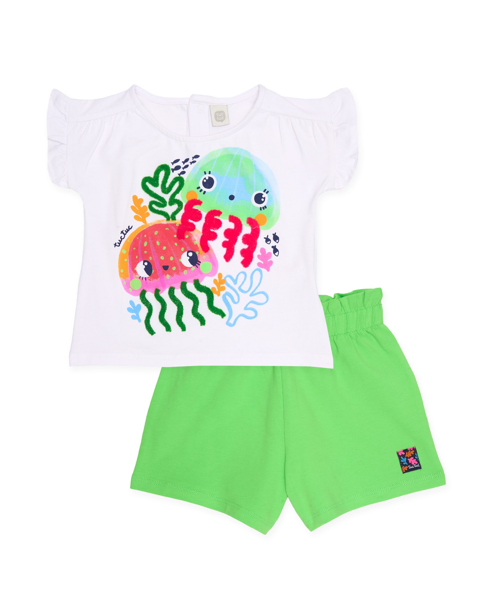 Imagem 0 de Conjunto Infantil de Malha com Design de Medusas
