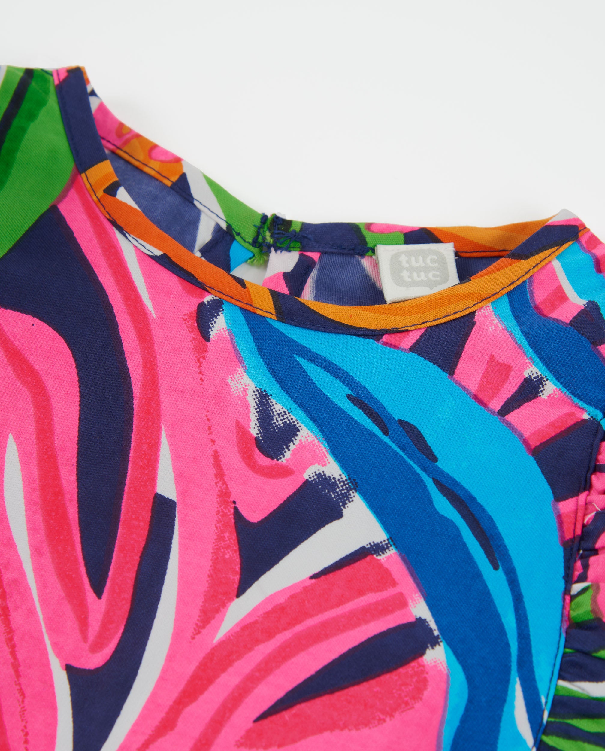 Blusa Infantil de Plana com Fecho nas Costas Marinho-4