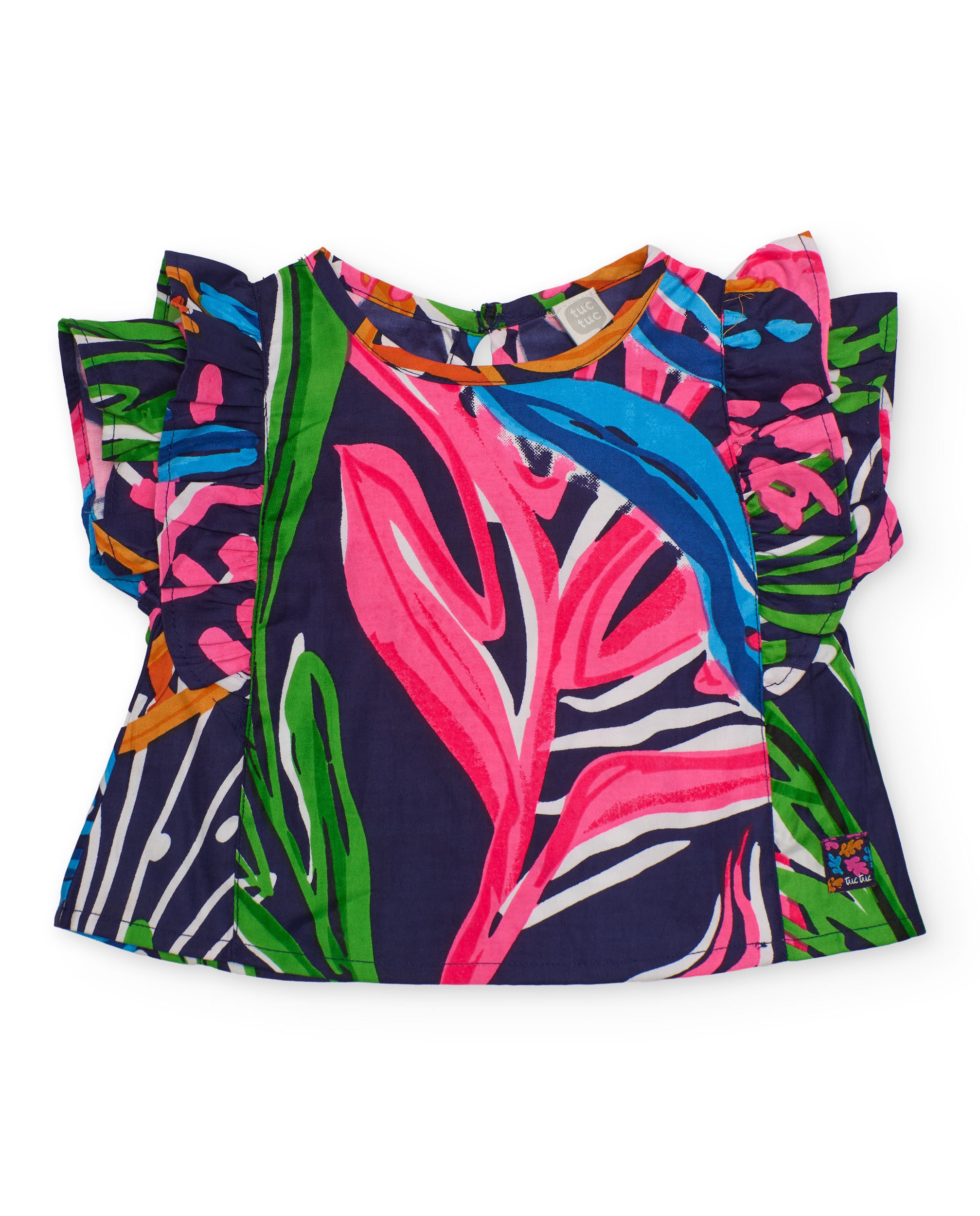 Conjunto Infantil de Plana e Estampado Marinho Azul-marinho-2