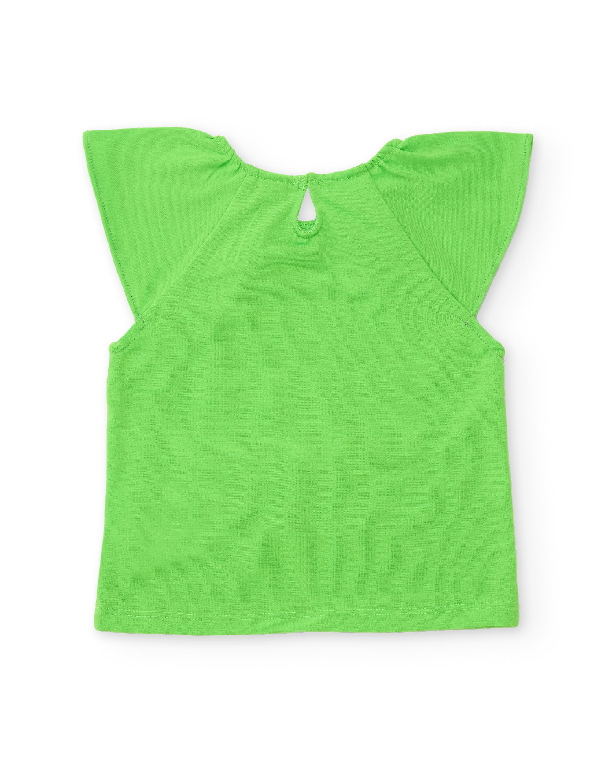 Conjunto Infantil de Malha e Apliques em Relevo Verde-4