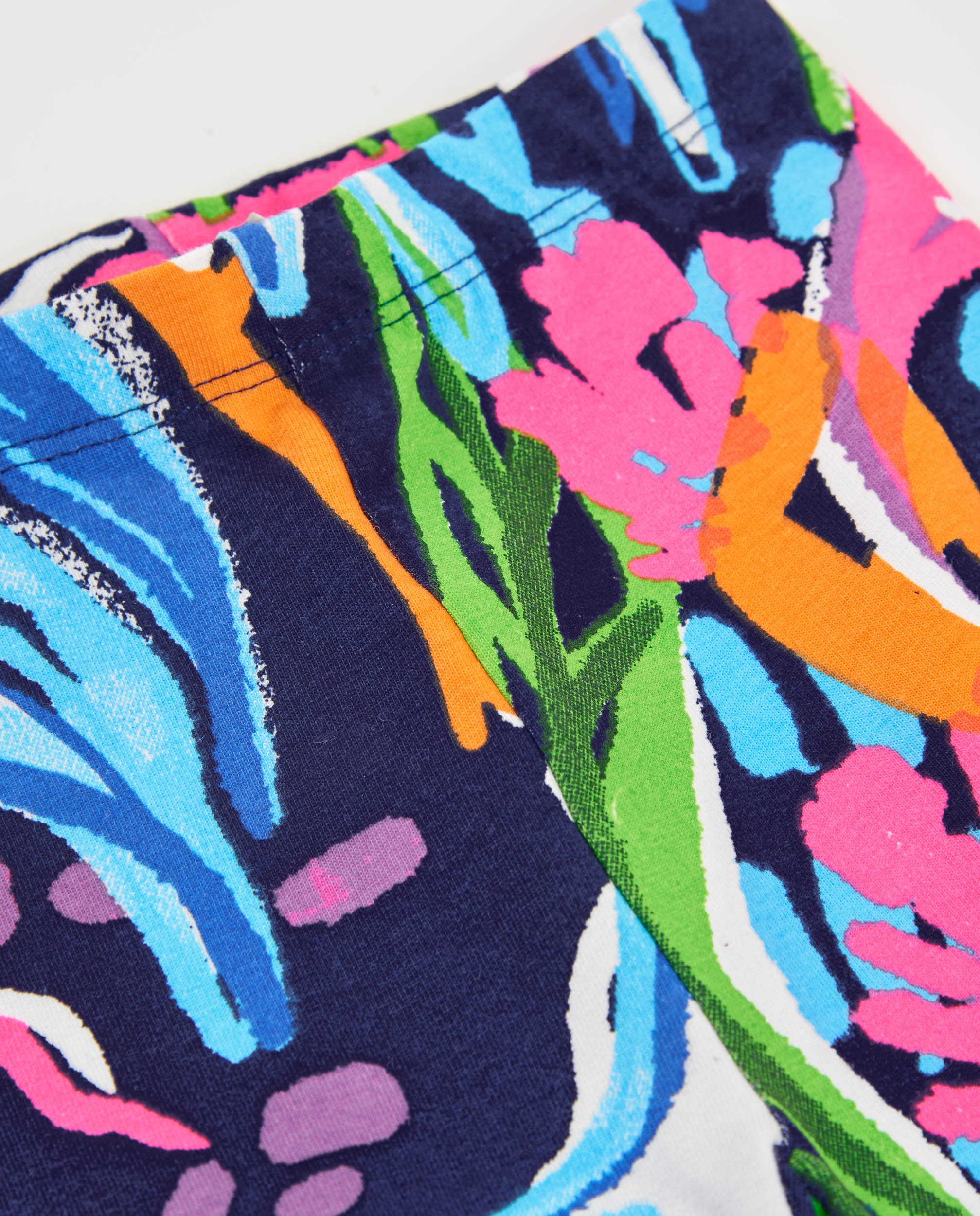 Leggings Infantil de Malha e Design Ajustado Azul-marinho-3