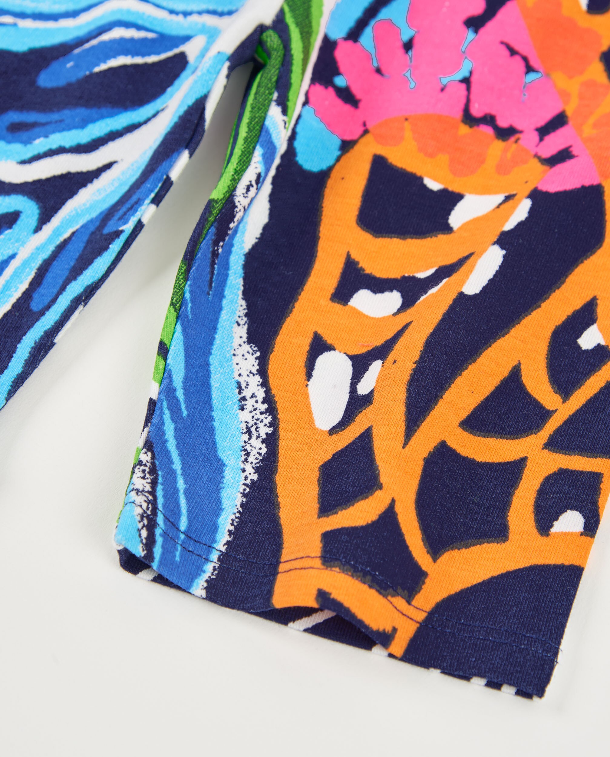 Leggings Infantil de Malha e Design Ajustado Azul-marinho-4