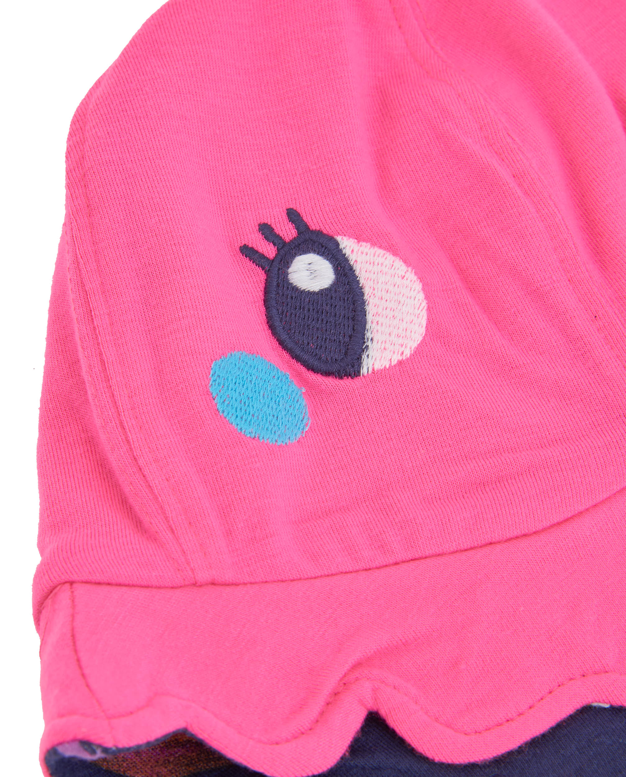 Chapéu Infantil de Malha e Design Reversível Tuc tuc Rosa-3